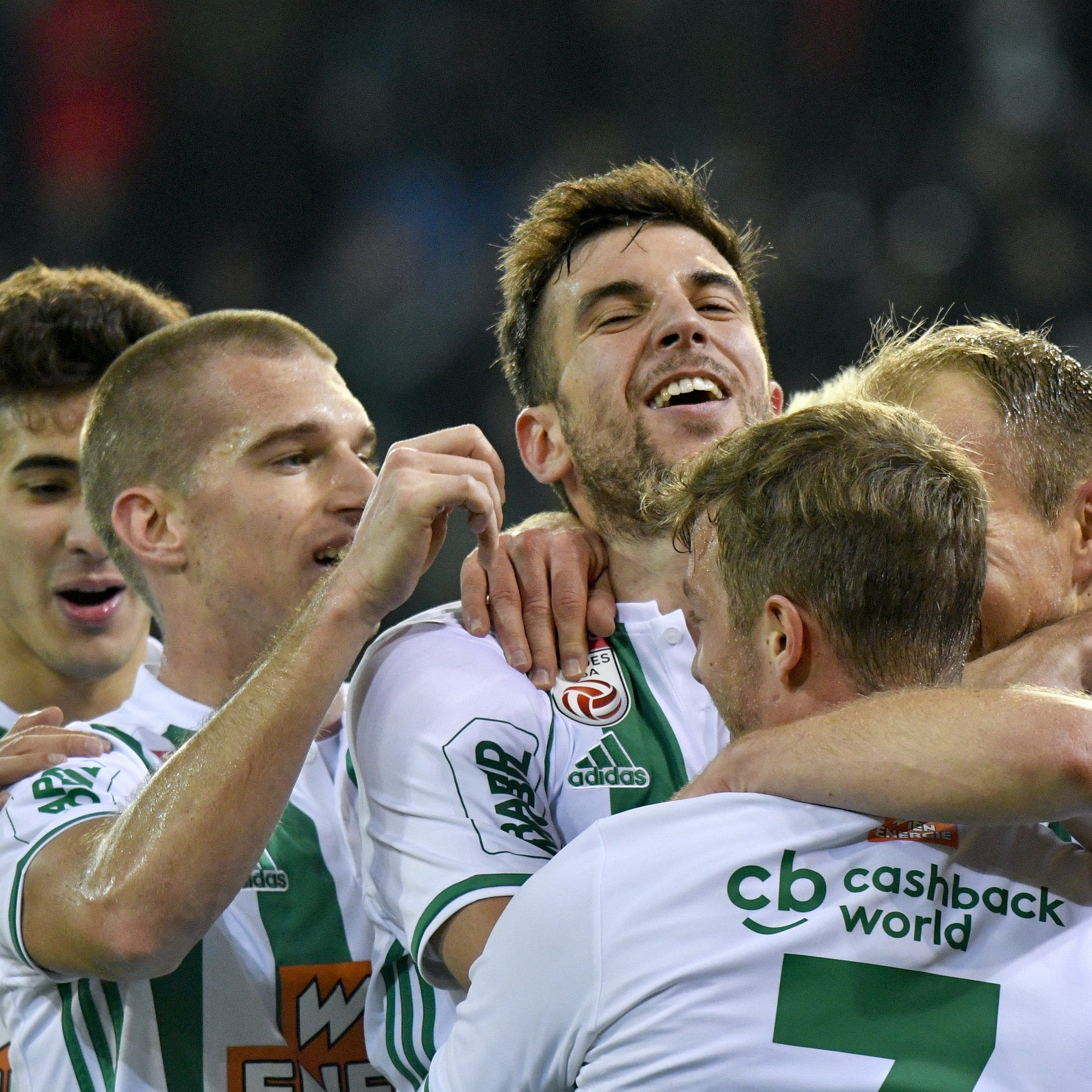 Bei Rapid Wien gab es gestern viel Grund zu Jubeln.