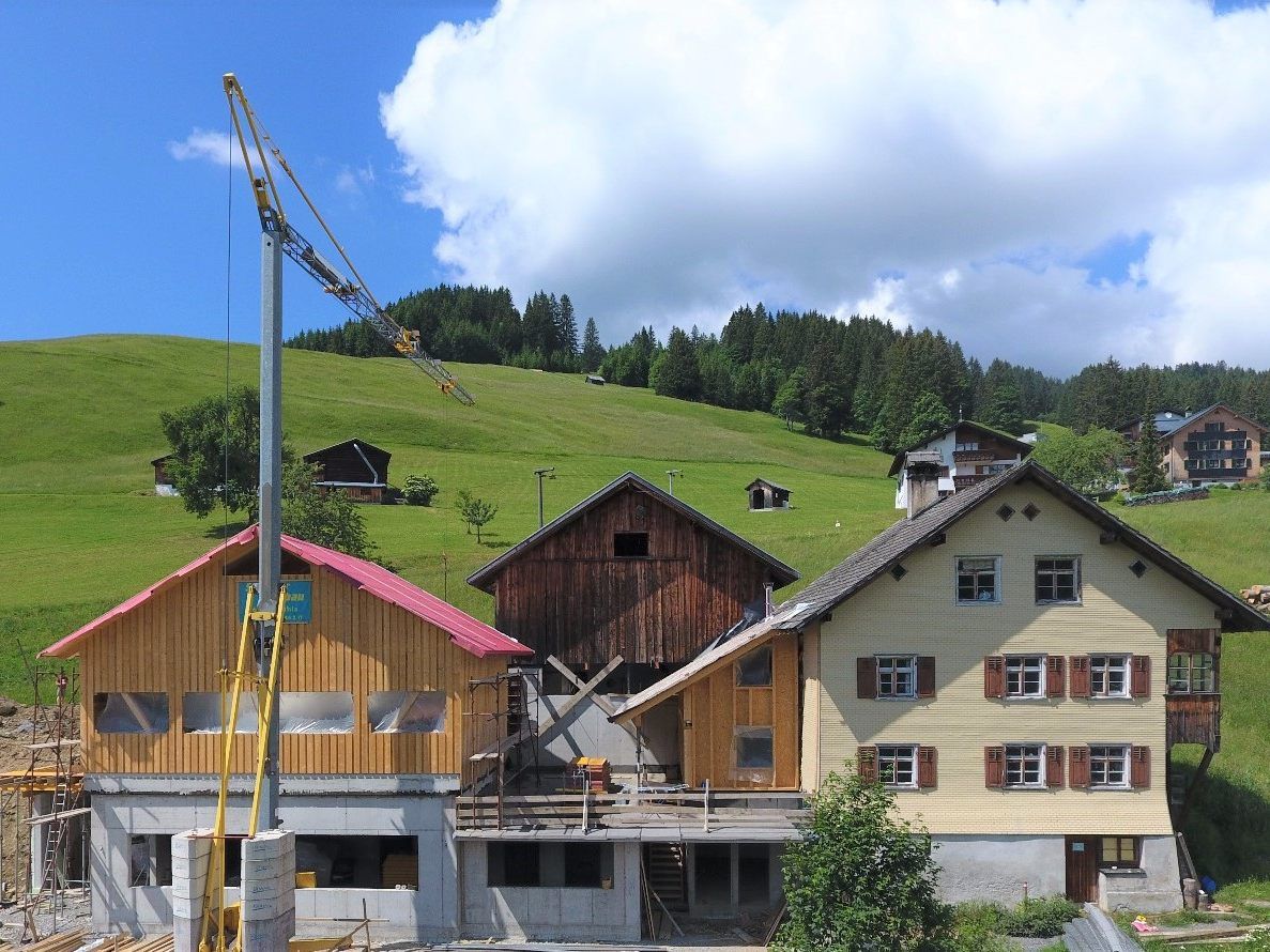 In Laterns entsteht auf 1.180 Meter Höhe eine Sennerei.