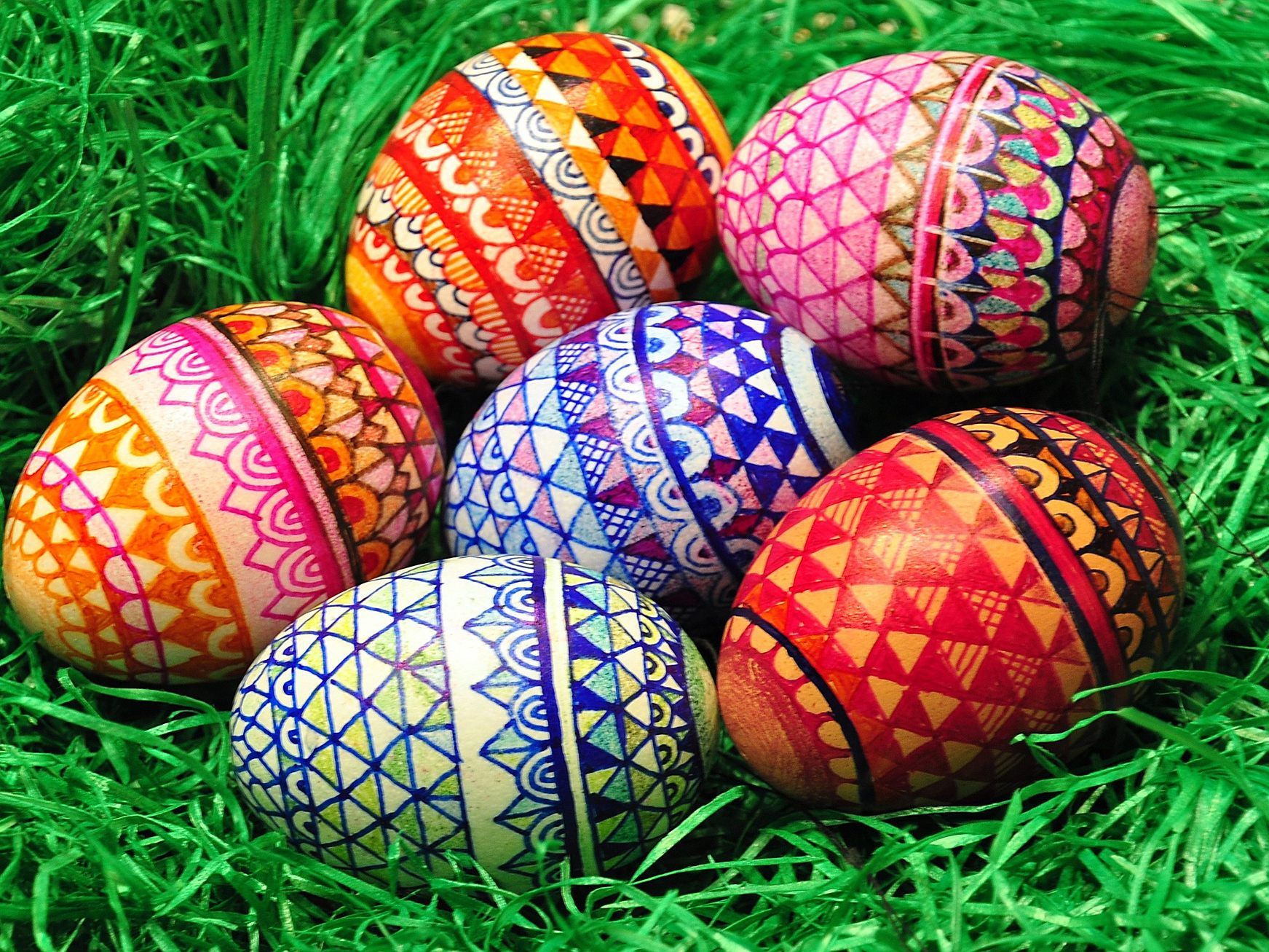 Beim VinziRast-Ostermarkt können viele Unikate erworben werden. Beim VinziRast-Ostermarkt können viele Unikate erworben werden.