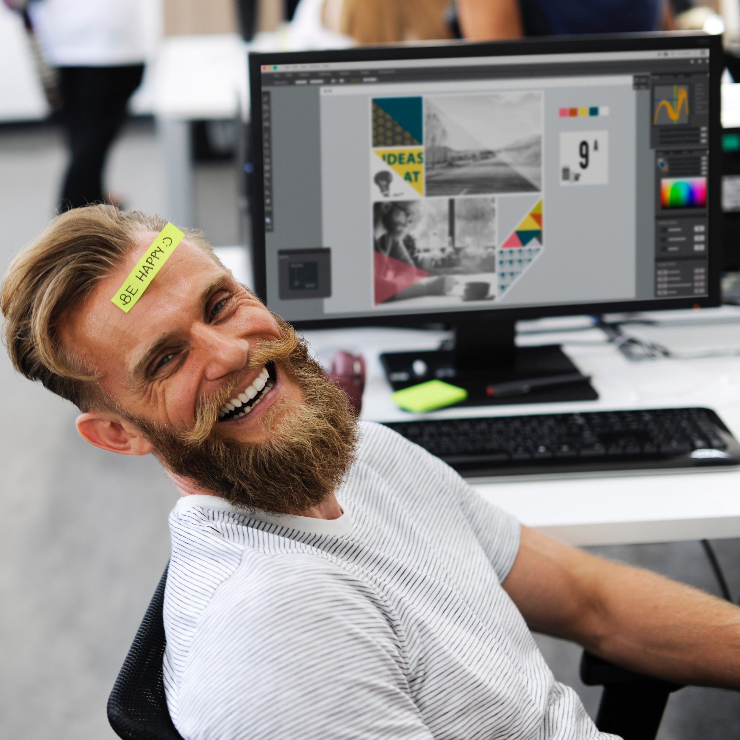 Glückliche Mitarbeiter sind entscheidend für den Erfolg.