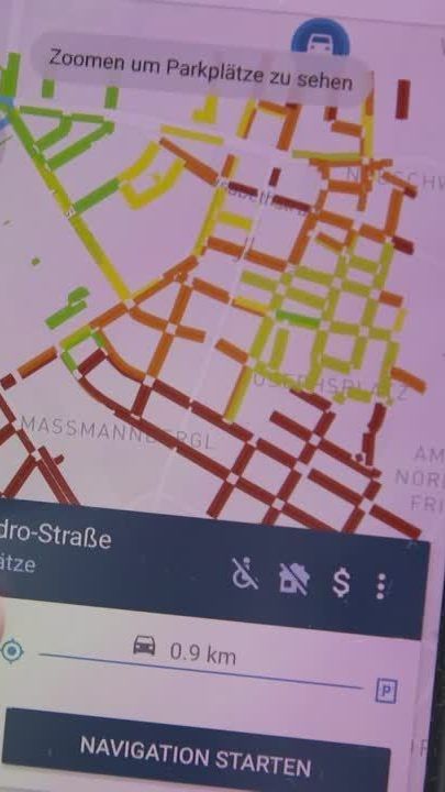 Die App "iPark" hilft bereits einer Millionen User bei der Parkplatzsuche.