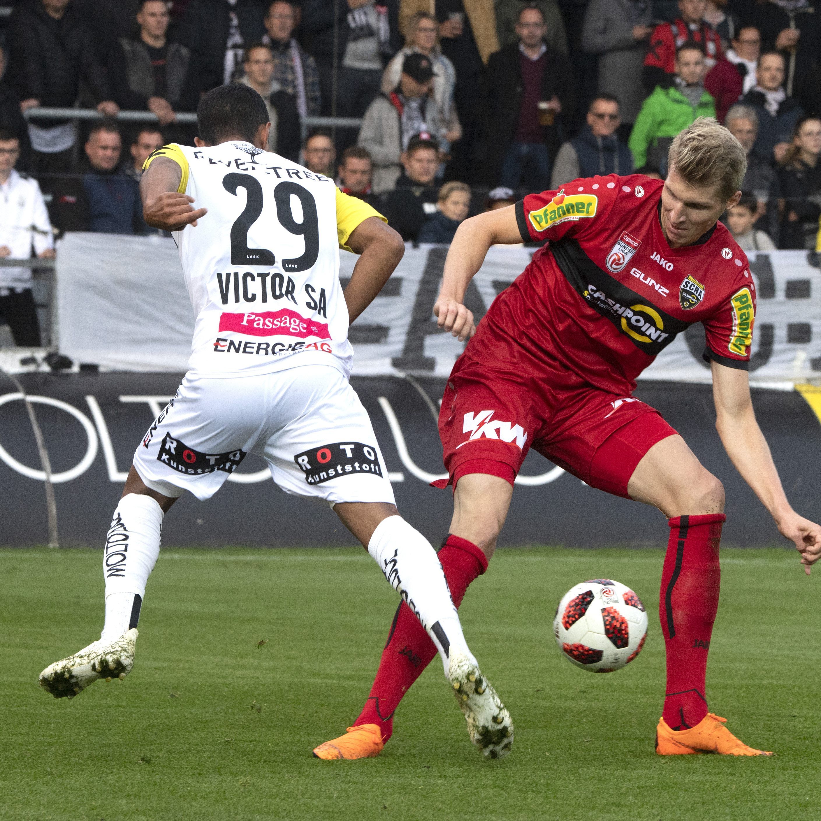 LIVE-Ticker zum Spiel Altach gegen LASK ab 17.00 Uhr.