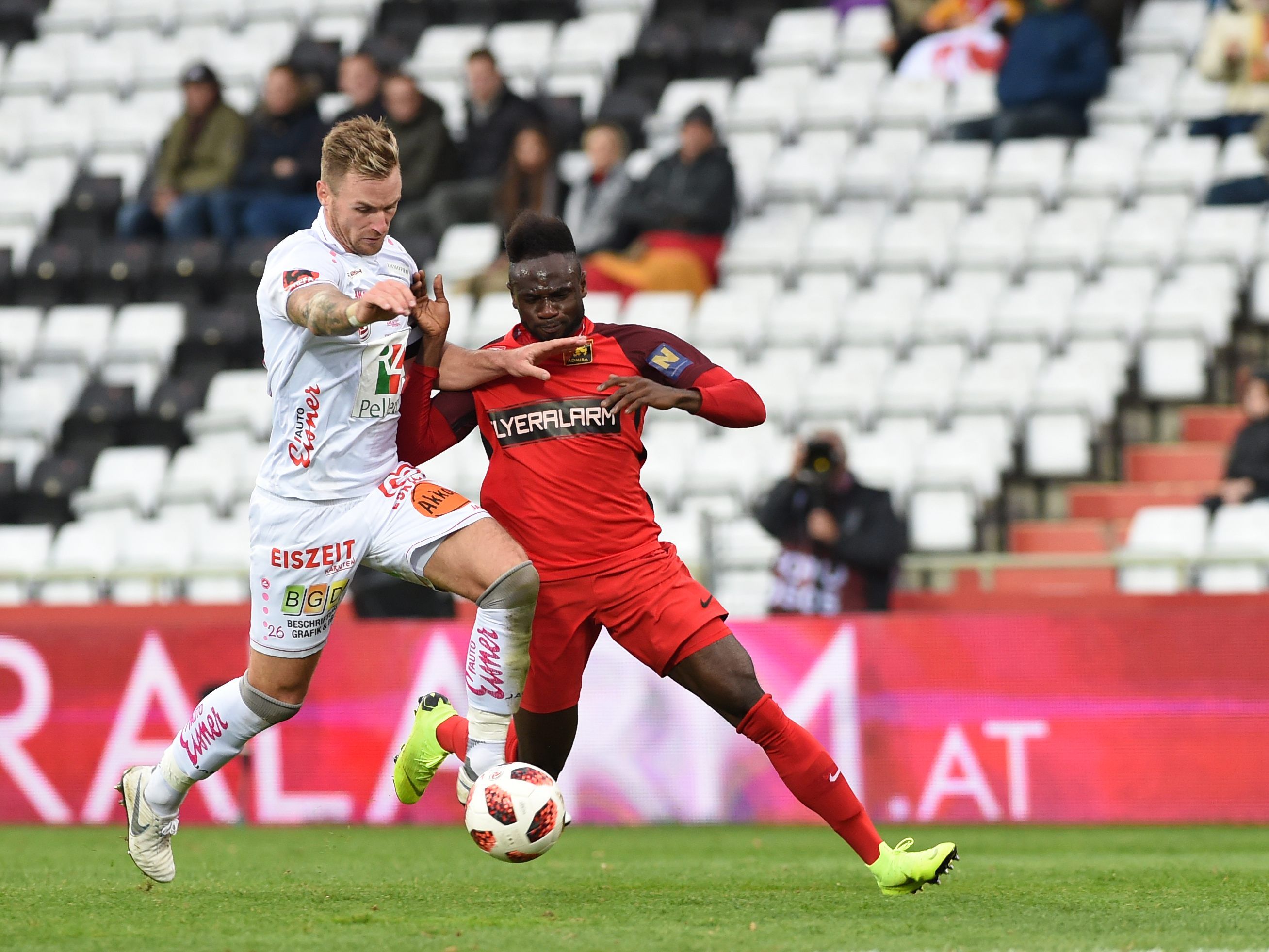 LIVE-Ticker zum Spiel WAC gegen Admira ab 17.00 Uhr.