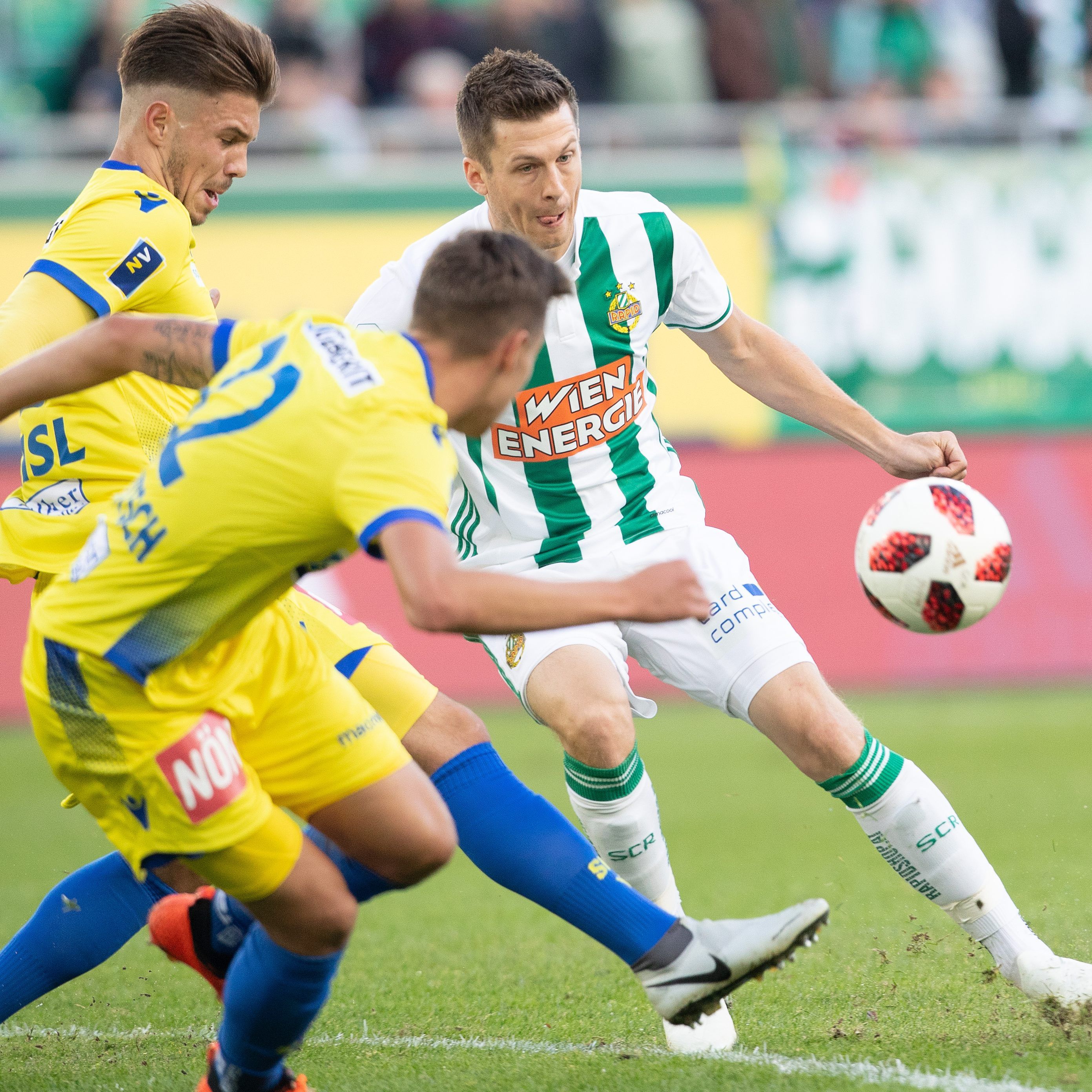 Hier sehen Sie das Match zwischen St. Pölten und Rapid Wien live.