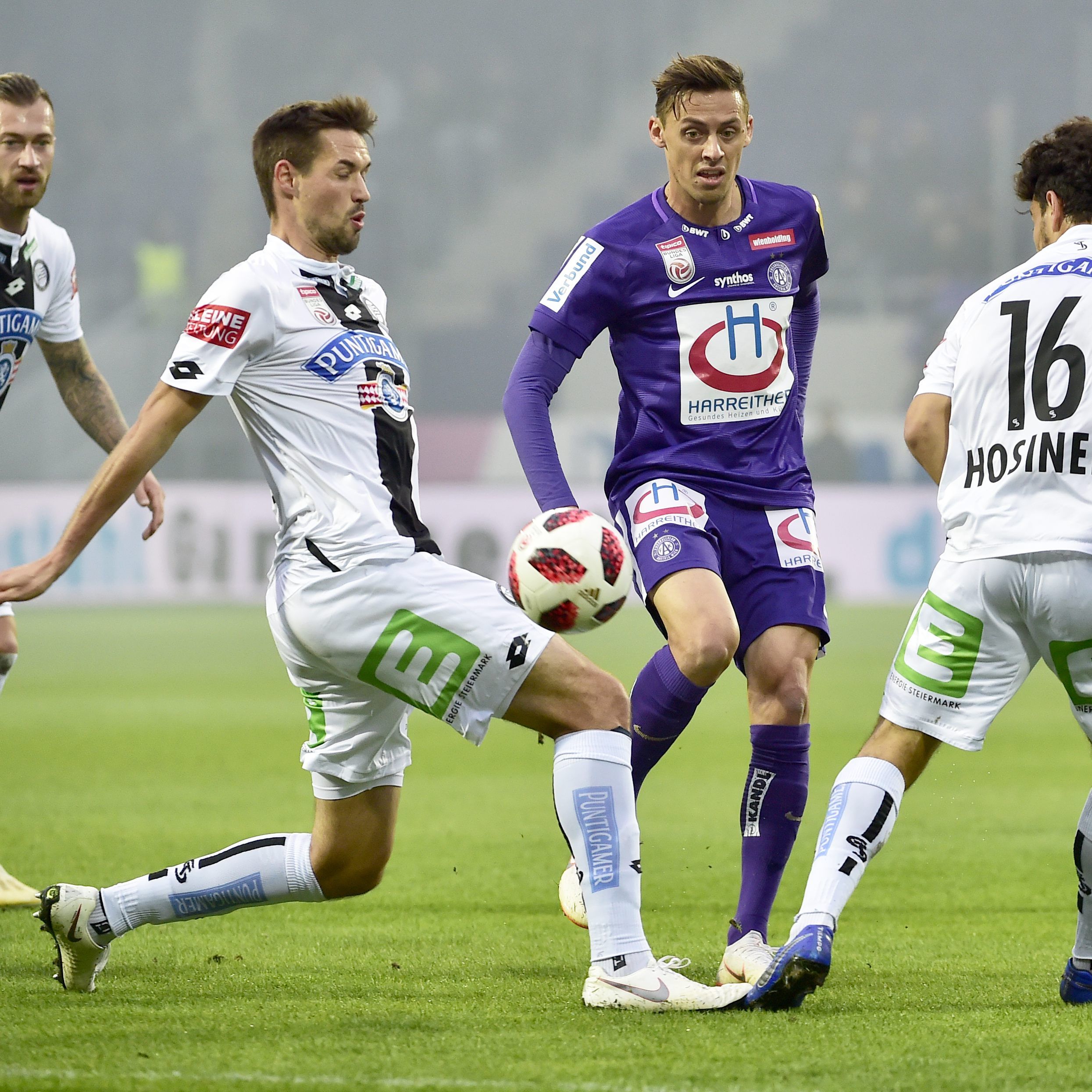 Hier sehen Sie das Match zwischen Sturm Graz und Austria Wien im Live-Stream und im Tv.