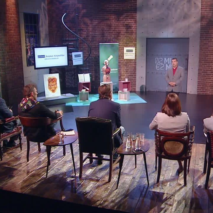 Der Körperfilter im Pitch bei "2 Minuten - 2 Millionen".