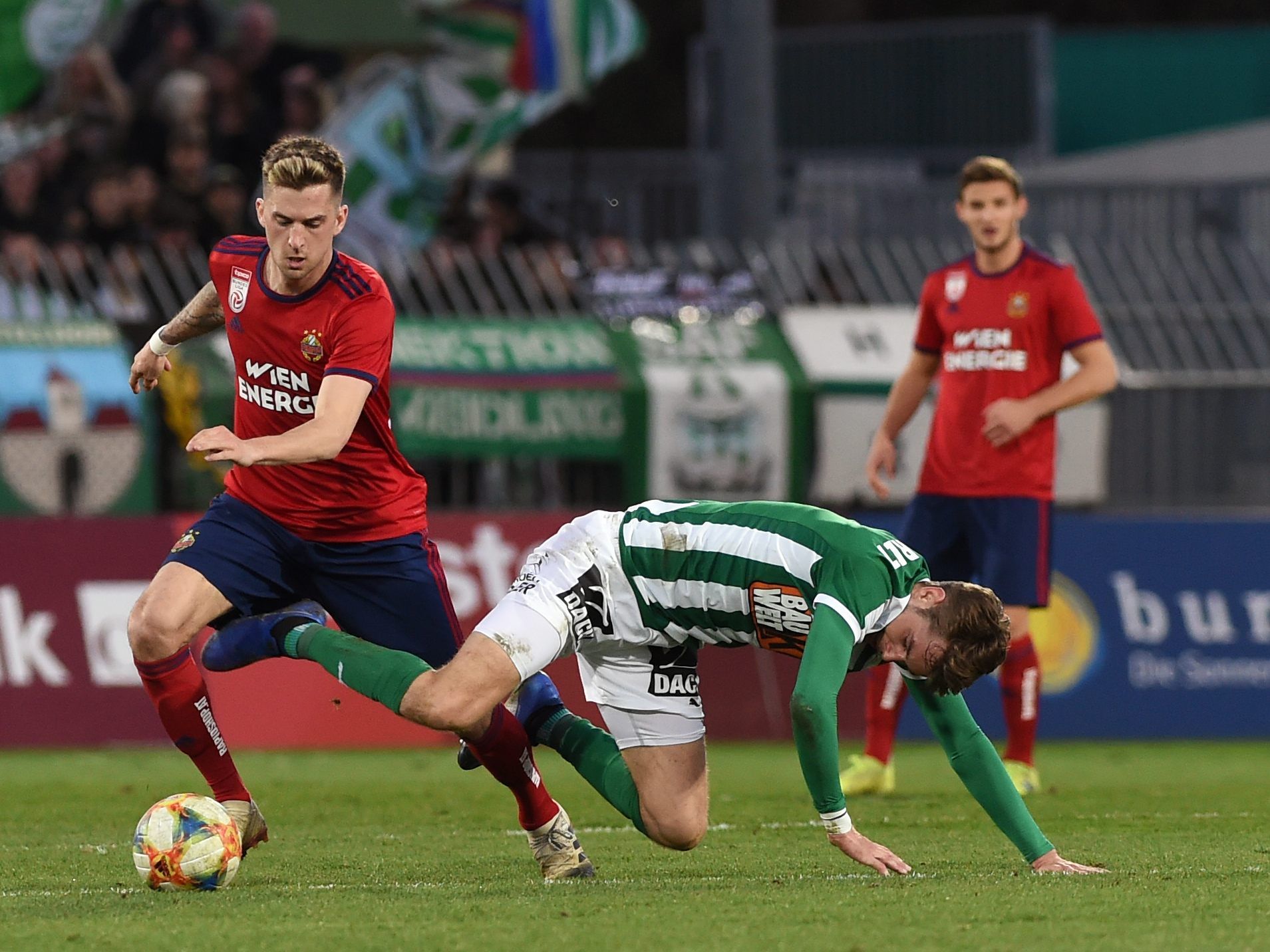 Rapid Wien unterlag Mattersburg mit 1:2.