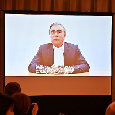 In dieser Video-Botschaft meldete sich Ghosn zu Wort