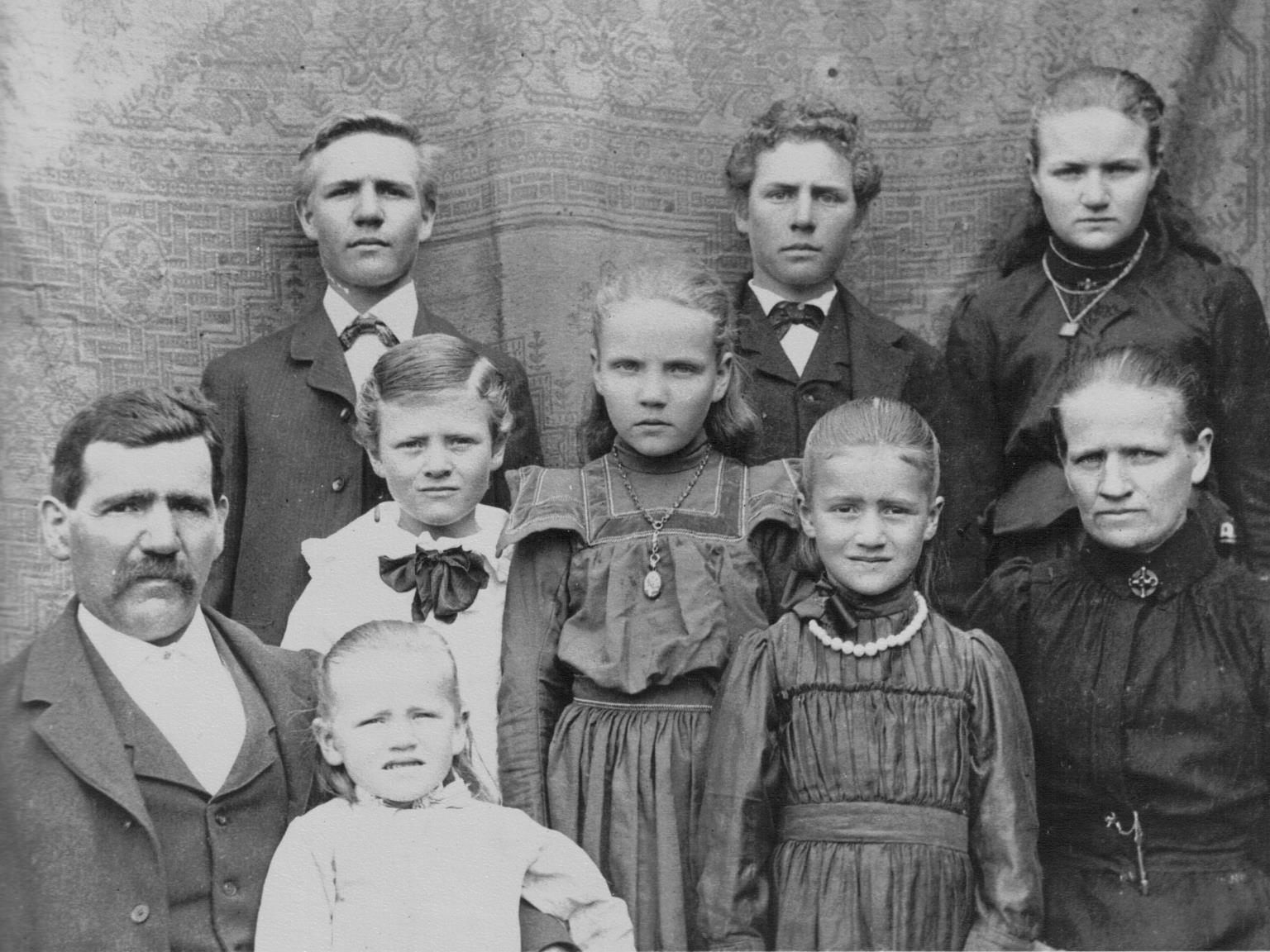 Die Auswandererfamilie Häusle um 1900