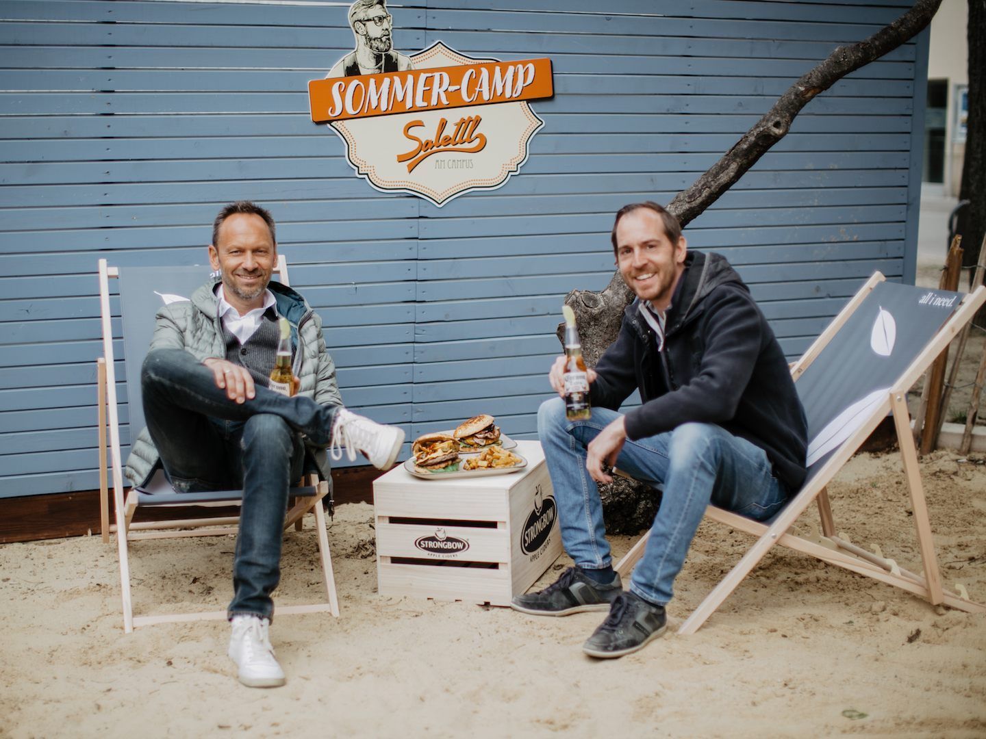 Martin Glaser und Aurel Berger, die Betreiber des Wiener Salettl, freuen sich auf das "Sommer Camp".