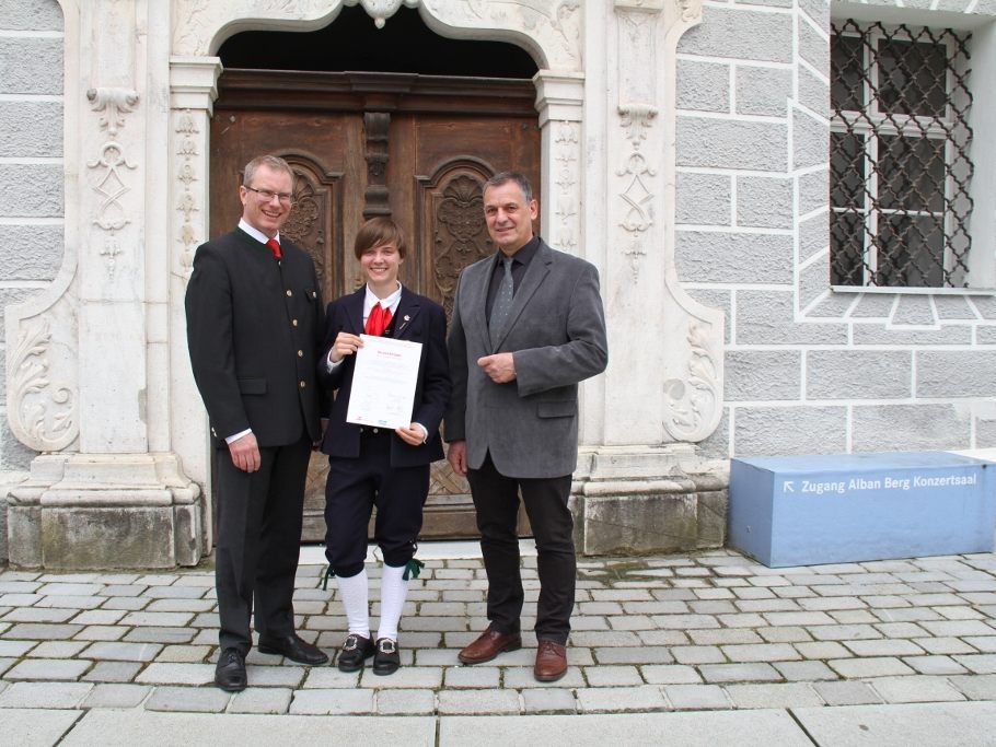 frischgebackene Jugendorchesterleiterin Verena Strieder