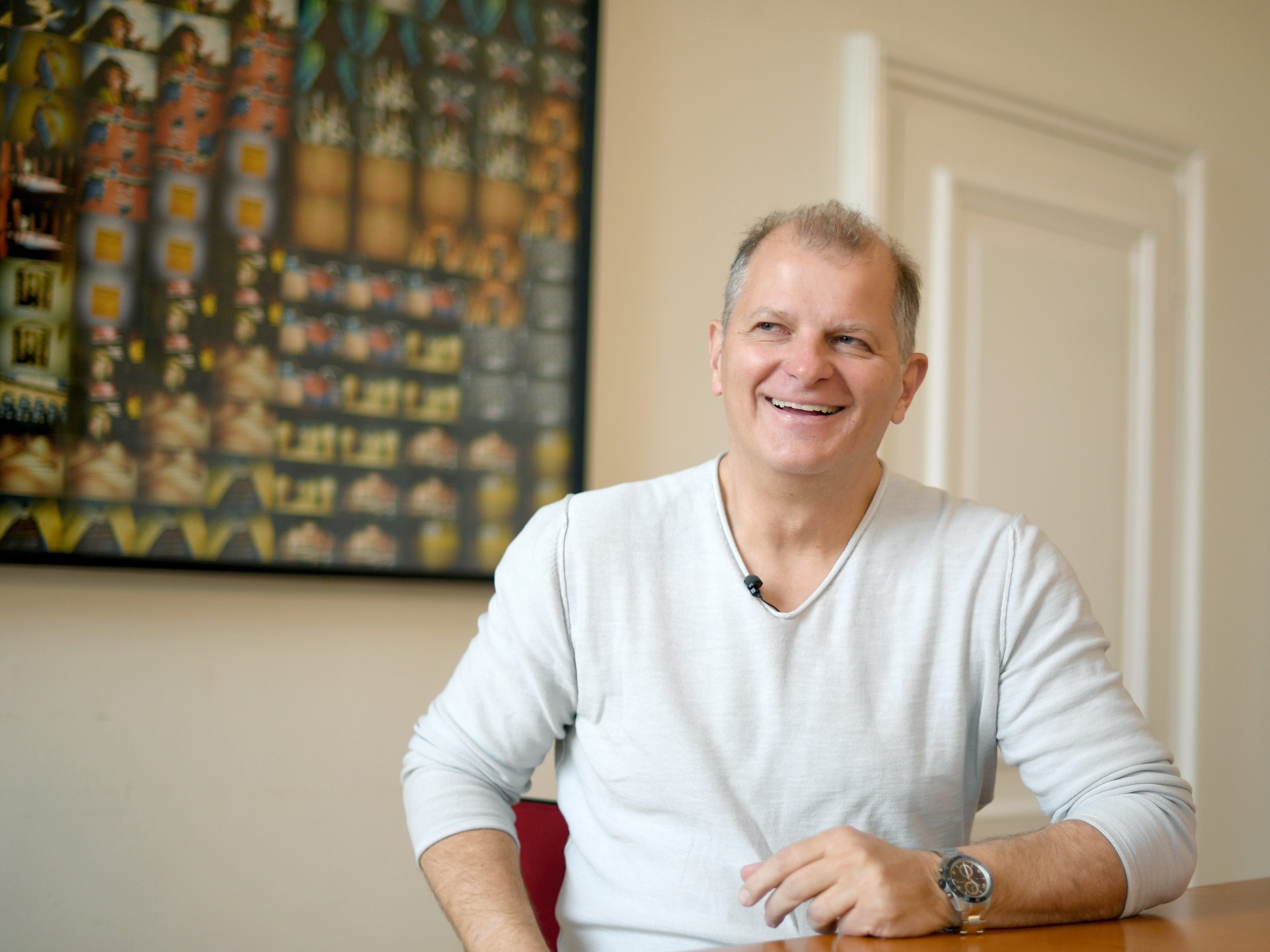 Martin Kosej im Interview mit der APA. Martin Kosej im Interview mit der APA.