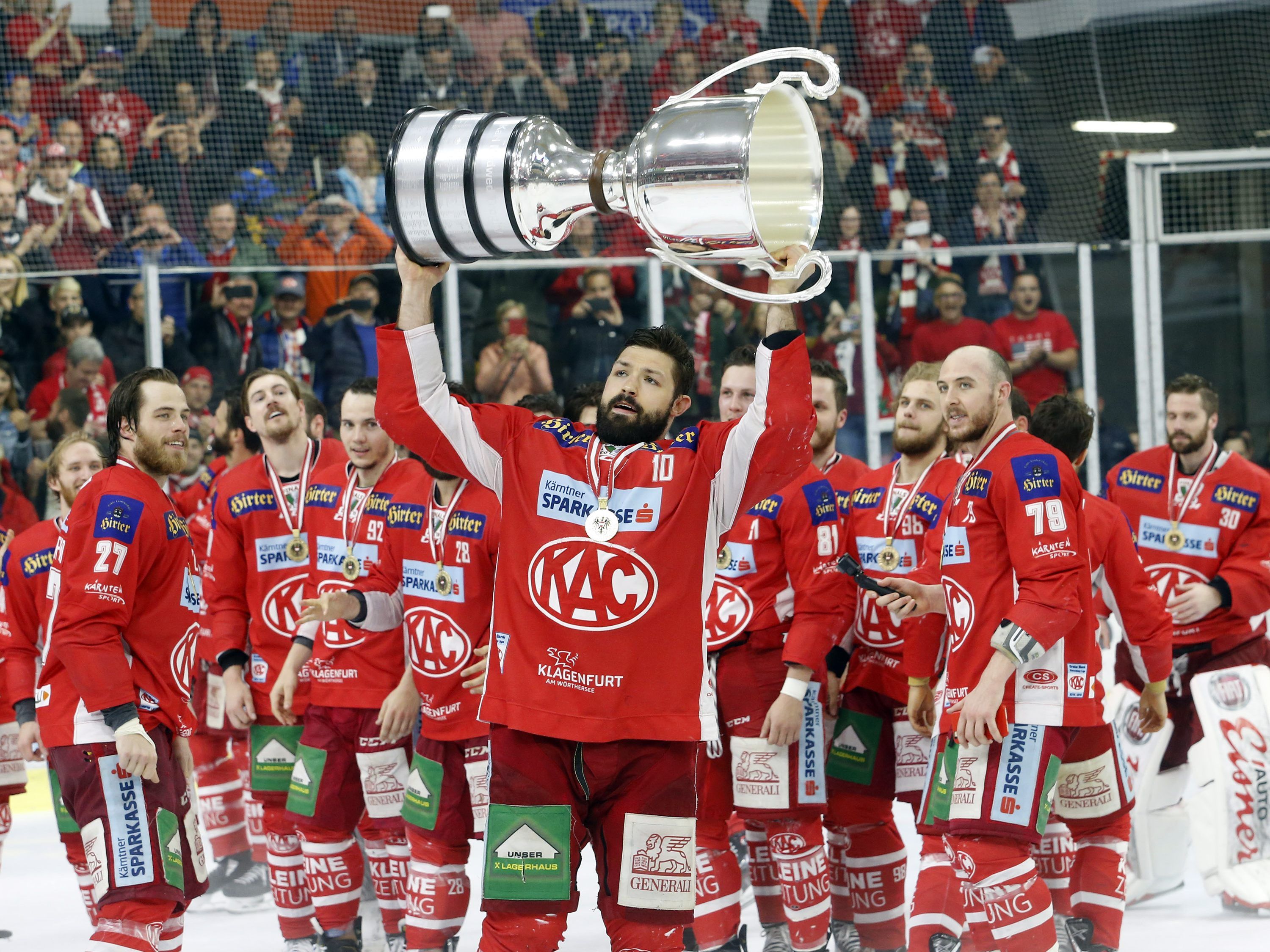 Der KAC wurde zum 31. Mal Meister. Der KAC wurde zum 31. Mal Meister.