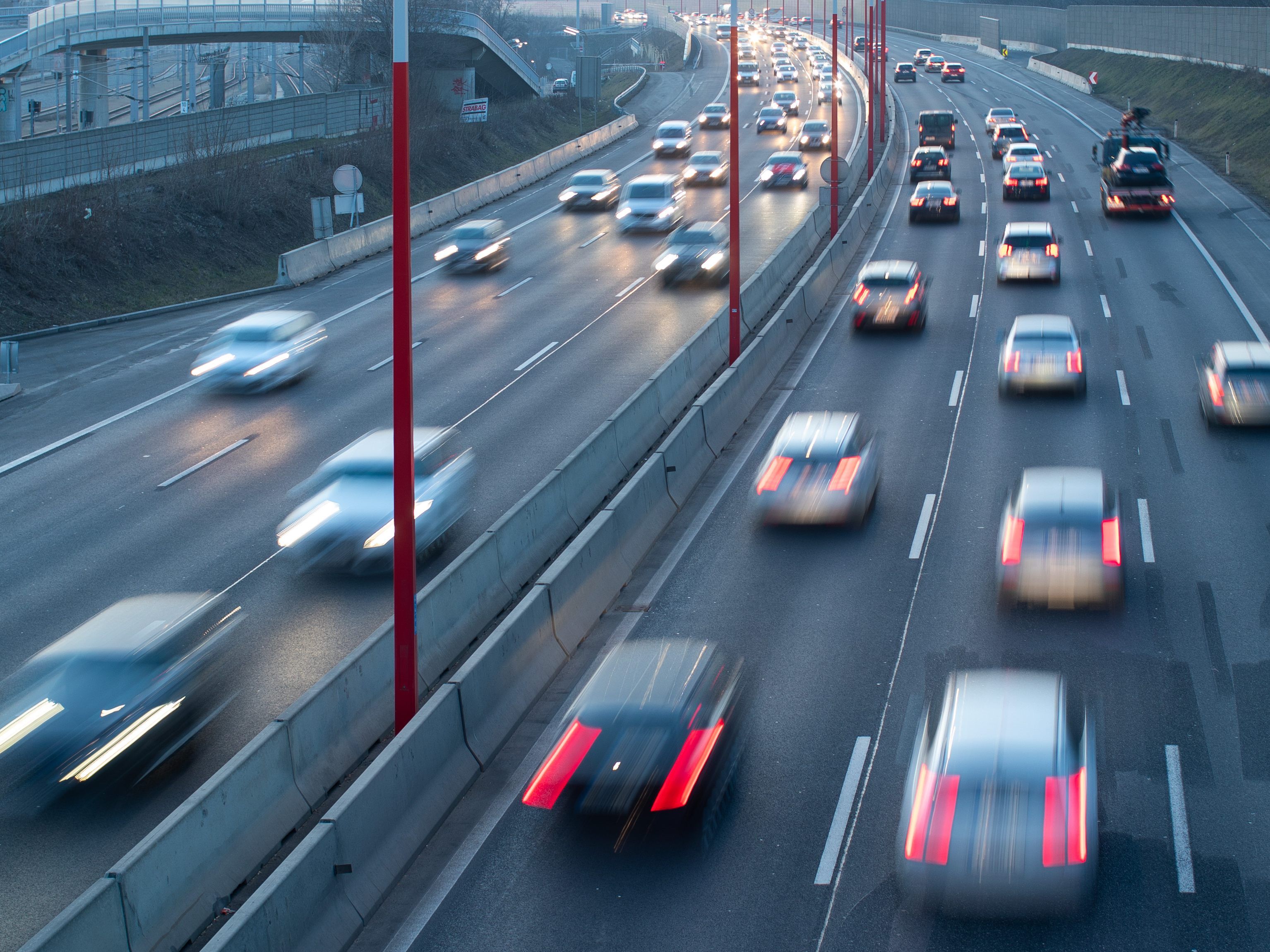 Vor allem die Hauptrouten Richtung Ungarn und in den Süden werden betroffen sein.