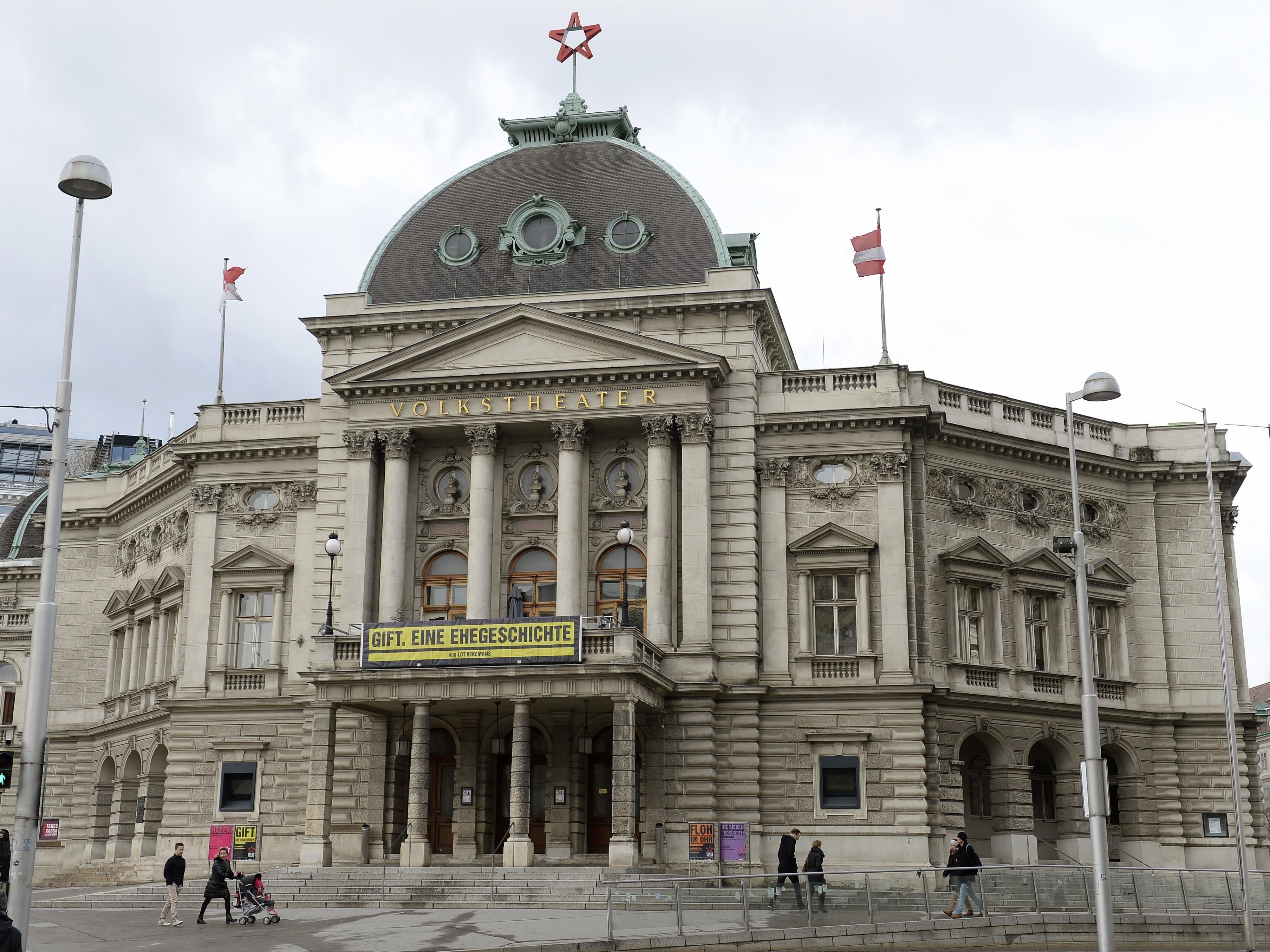 Ab Jänner 2020 wird das MQ zum Ausweichquartier für das Volkstheater.