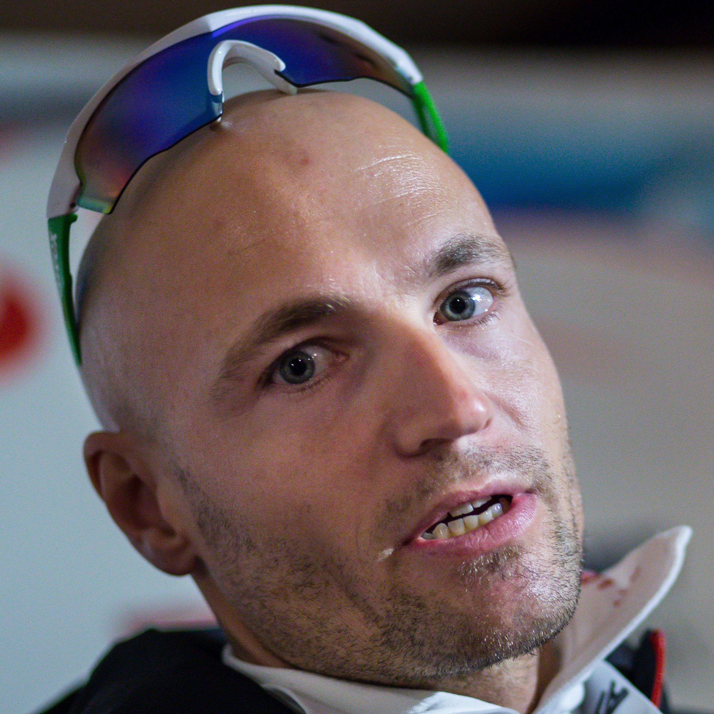 Gerald Heigl am Mittwoch, 20. Februar 2013, anl. einer ÖSV- Pressekonferenz in Predazzo.