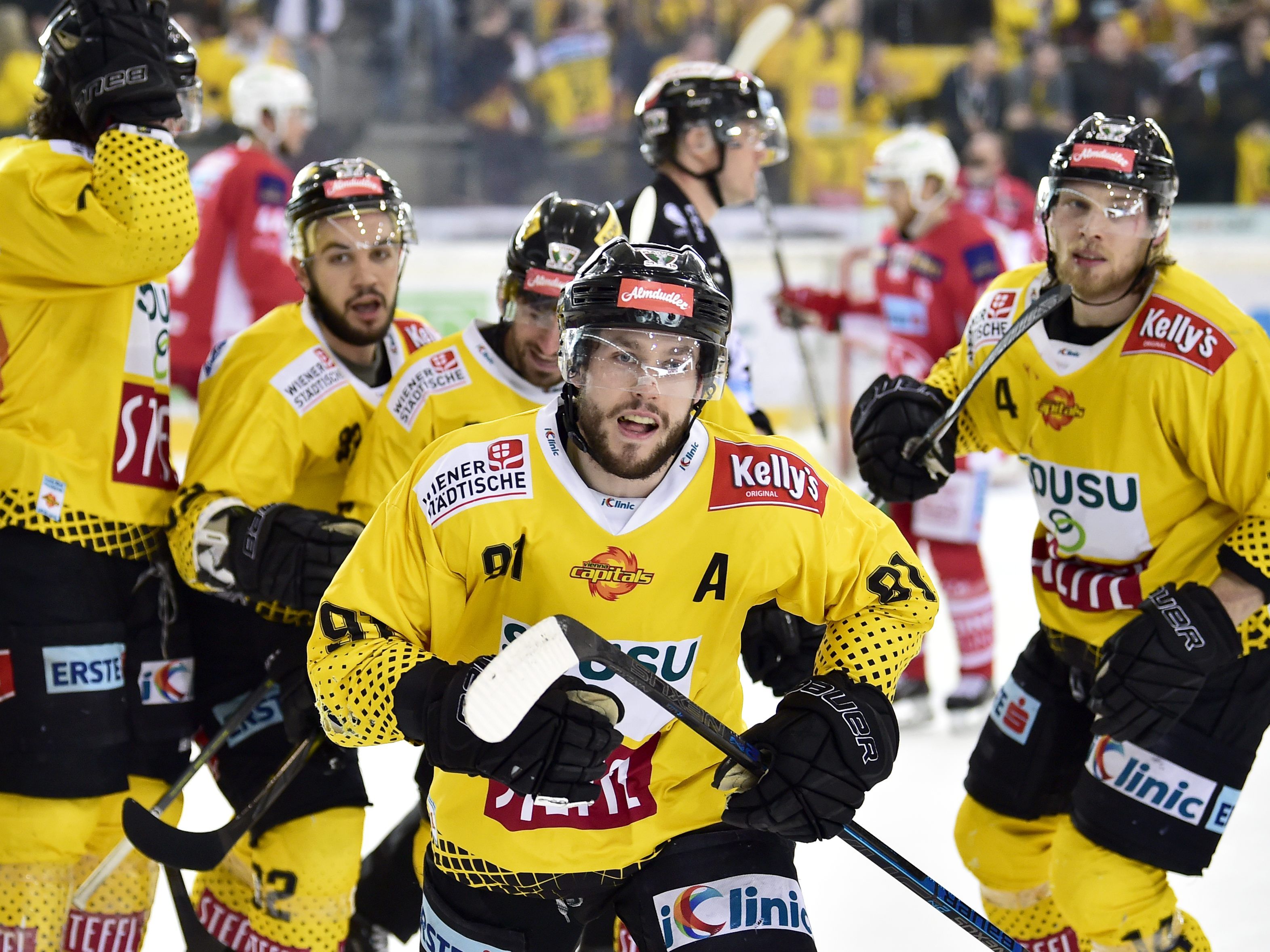 Die Caps bezwangen den KAC mit 3:2.