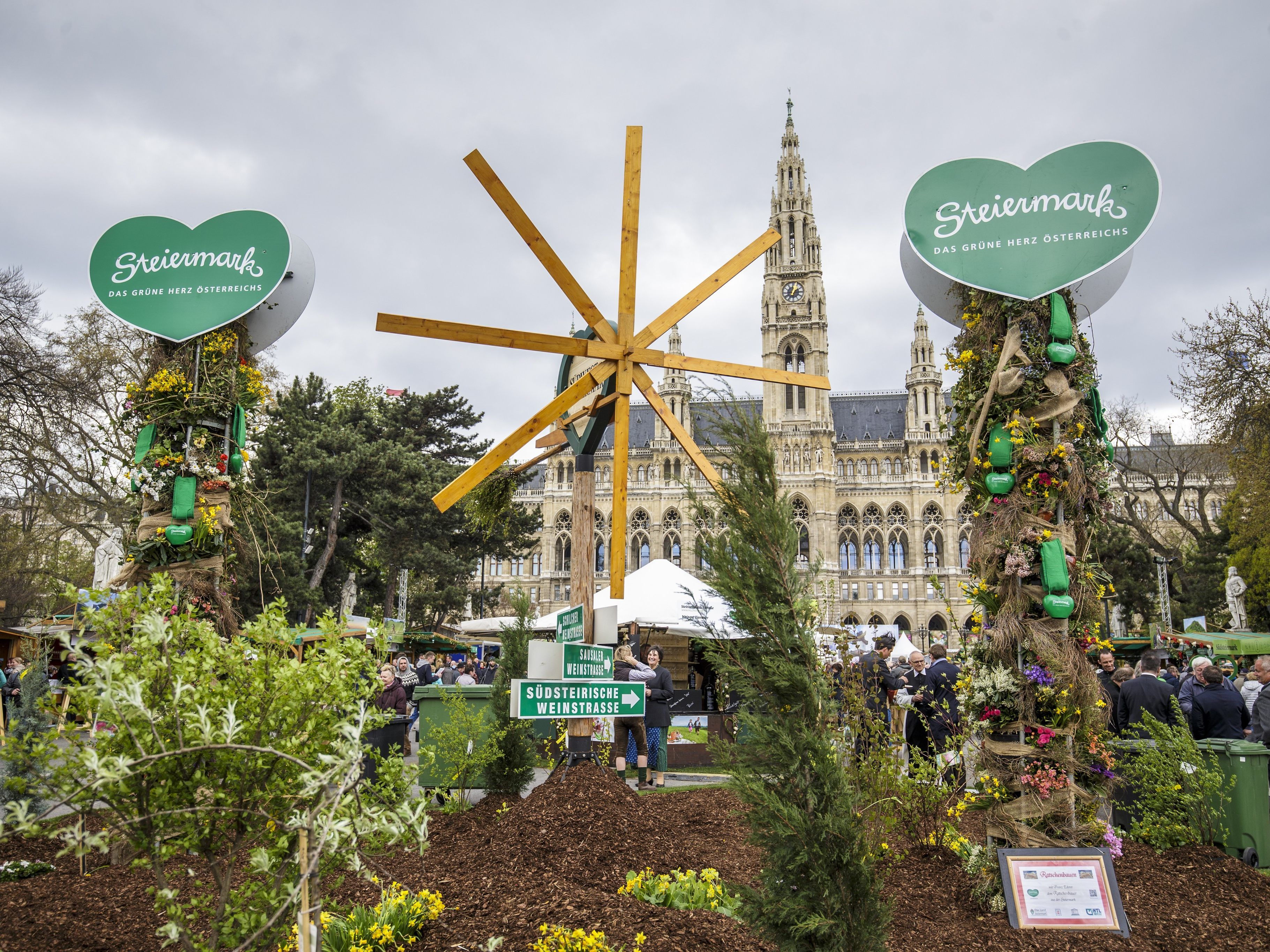 Bald startet wieder der "Steiermark-Frühling" am Wiener Rathausplatz.