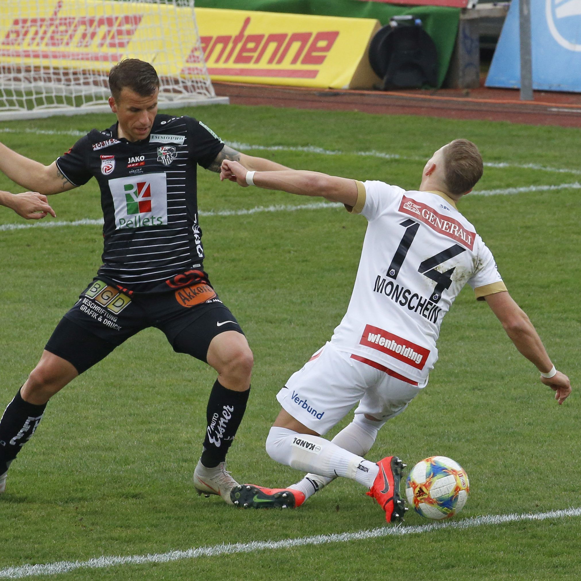 Wirklich klare Torchancen blieben beim Match am Sonntag Mangelware.