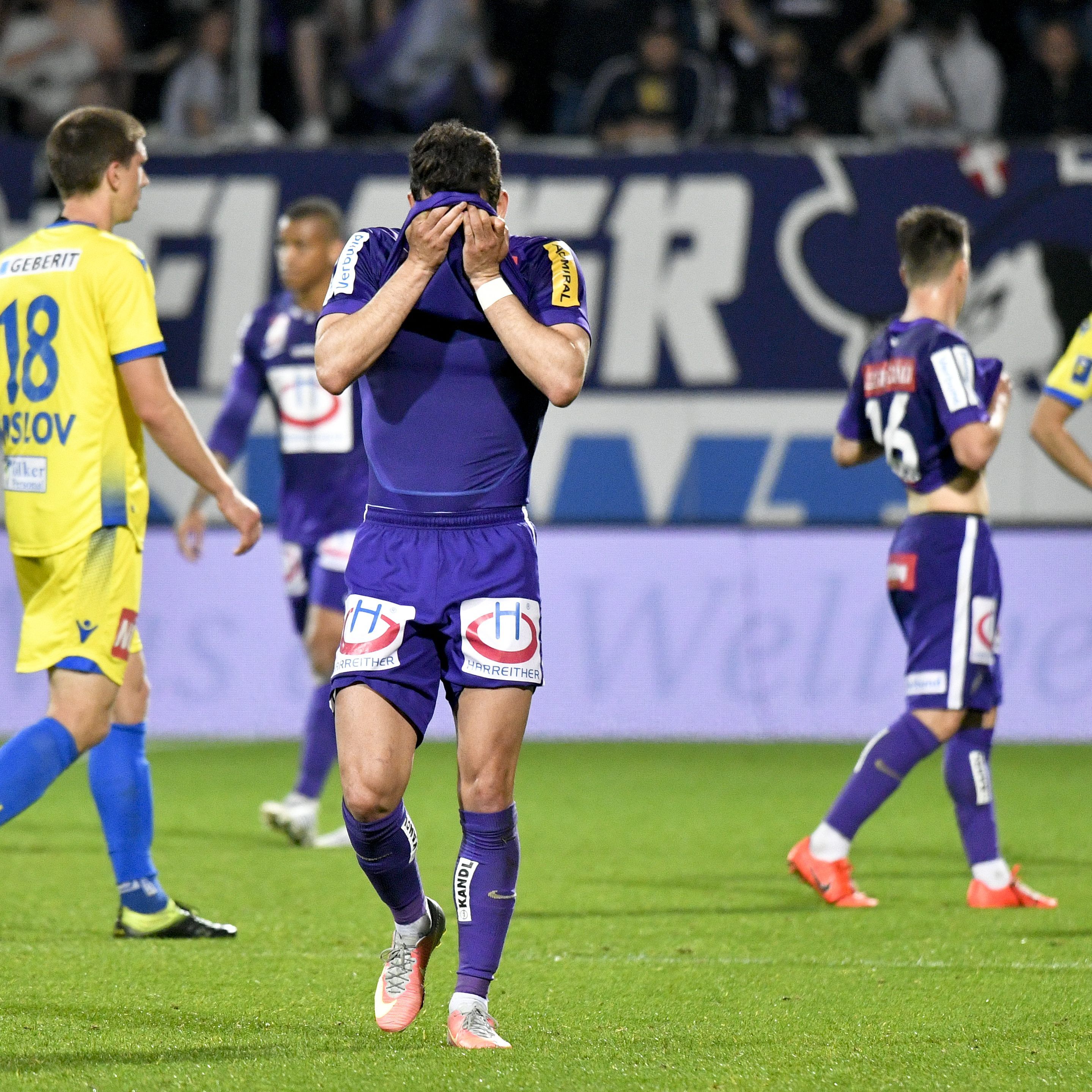 Austria Wien ist derzeit das Schlusslicht der Meistergruppe.