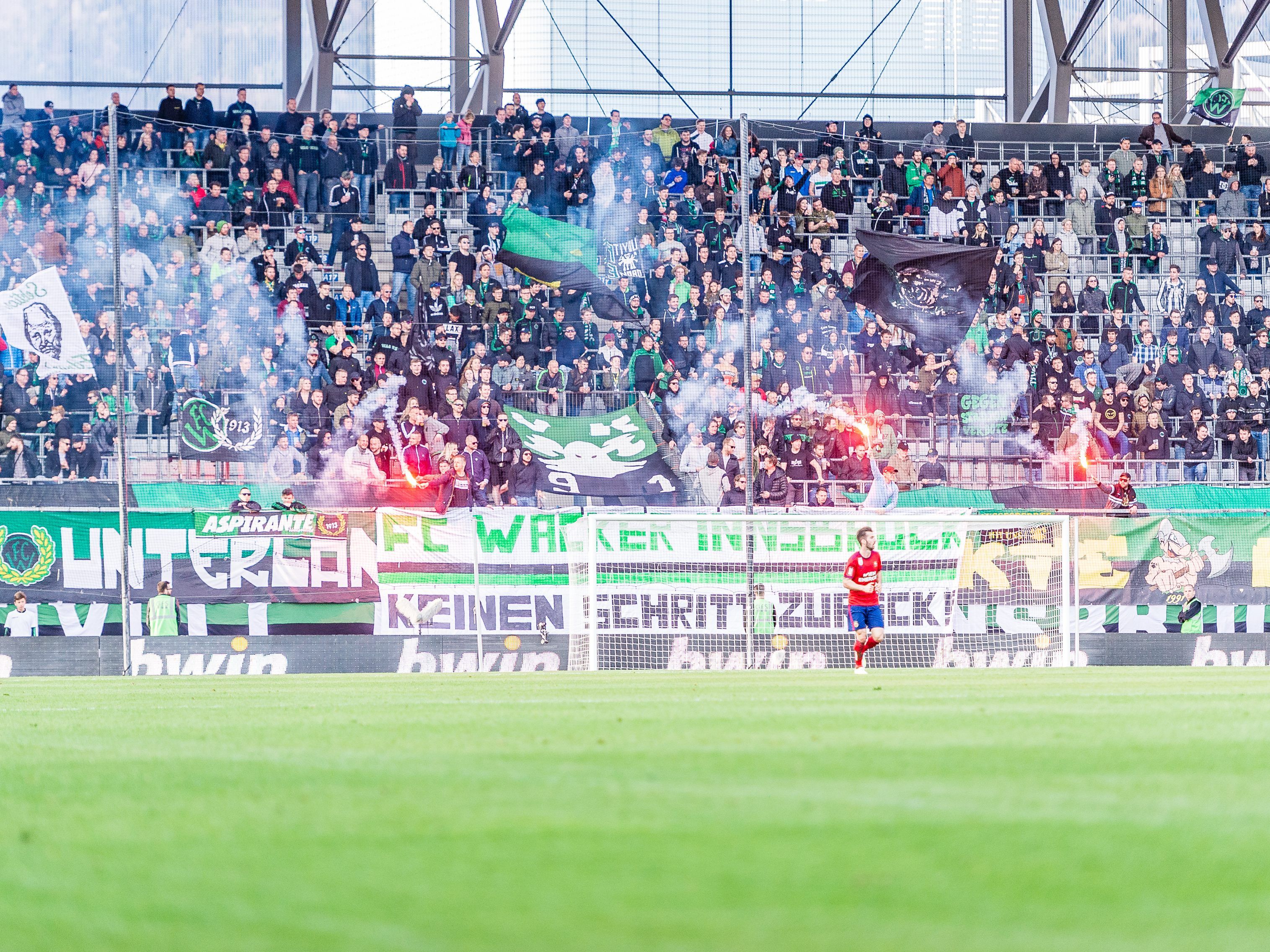 Die Hütteldorfer konnten das Spiel in Innsbruck für sich entscheiden.