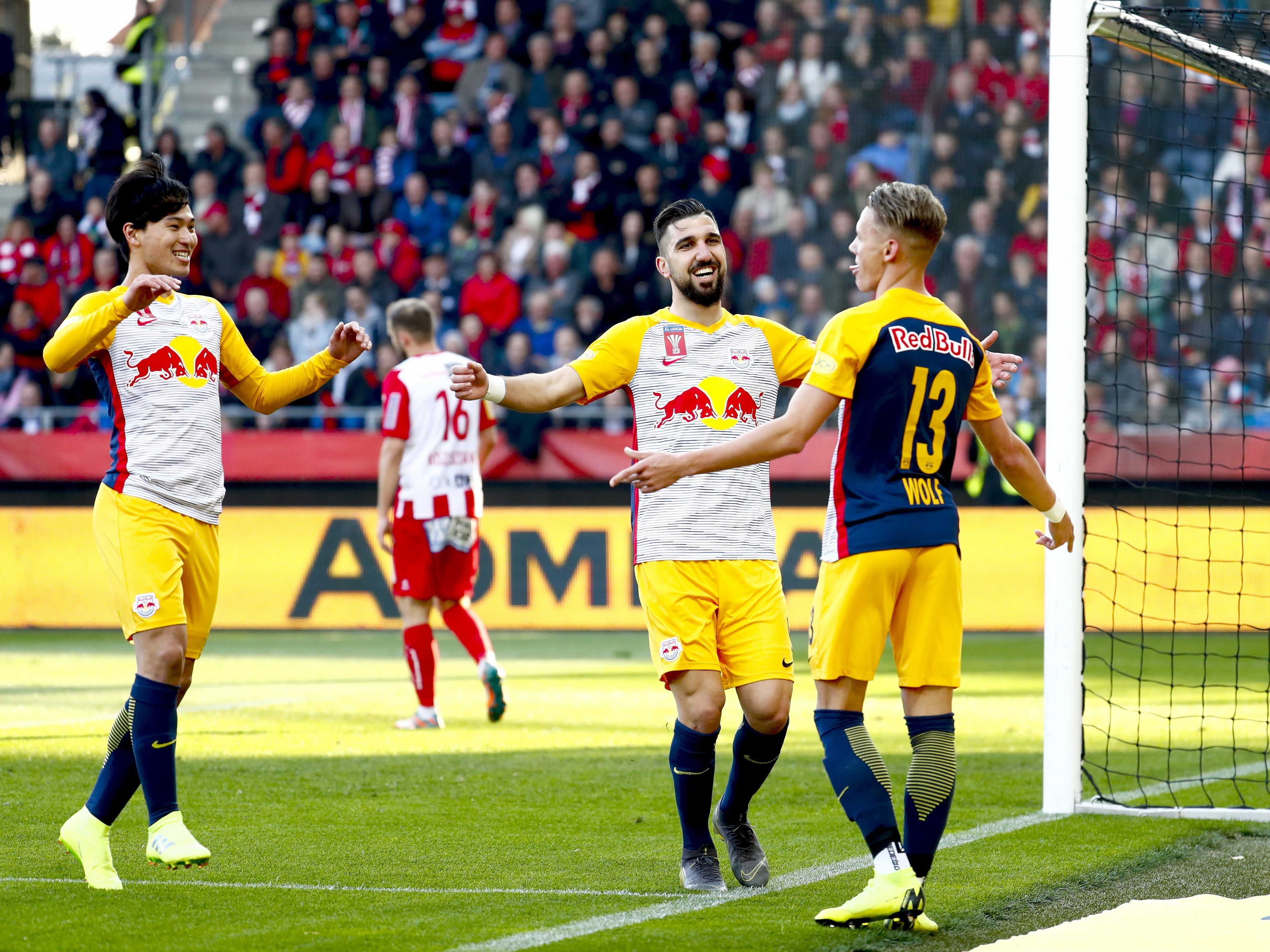 Red Bull Salzburg fixierte den Einzug ins ÖFB-Cup-Finale.