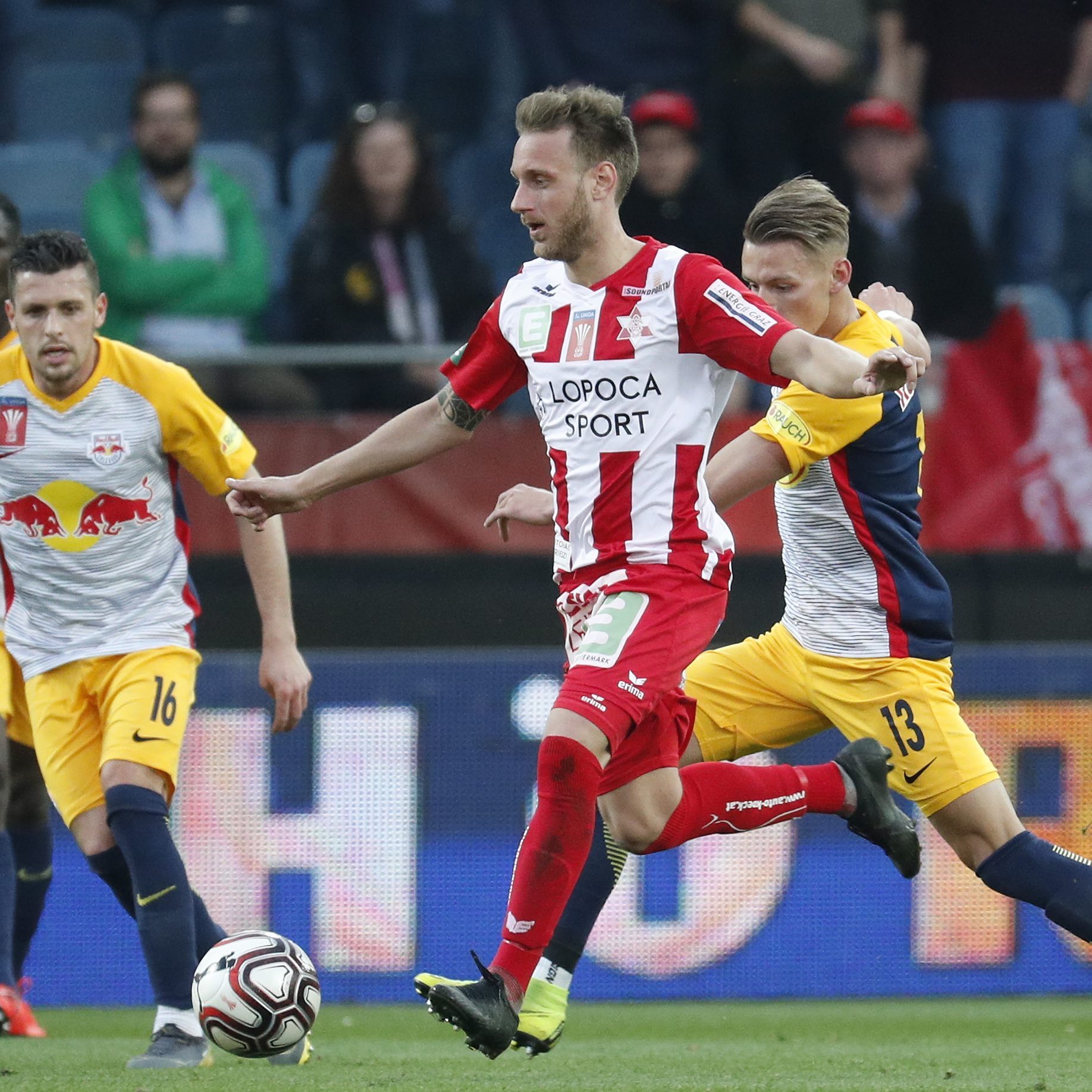 Red Bull Salzburg siegte am Mittwochabend gegen den GAK.