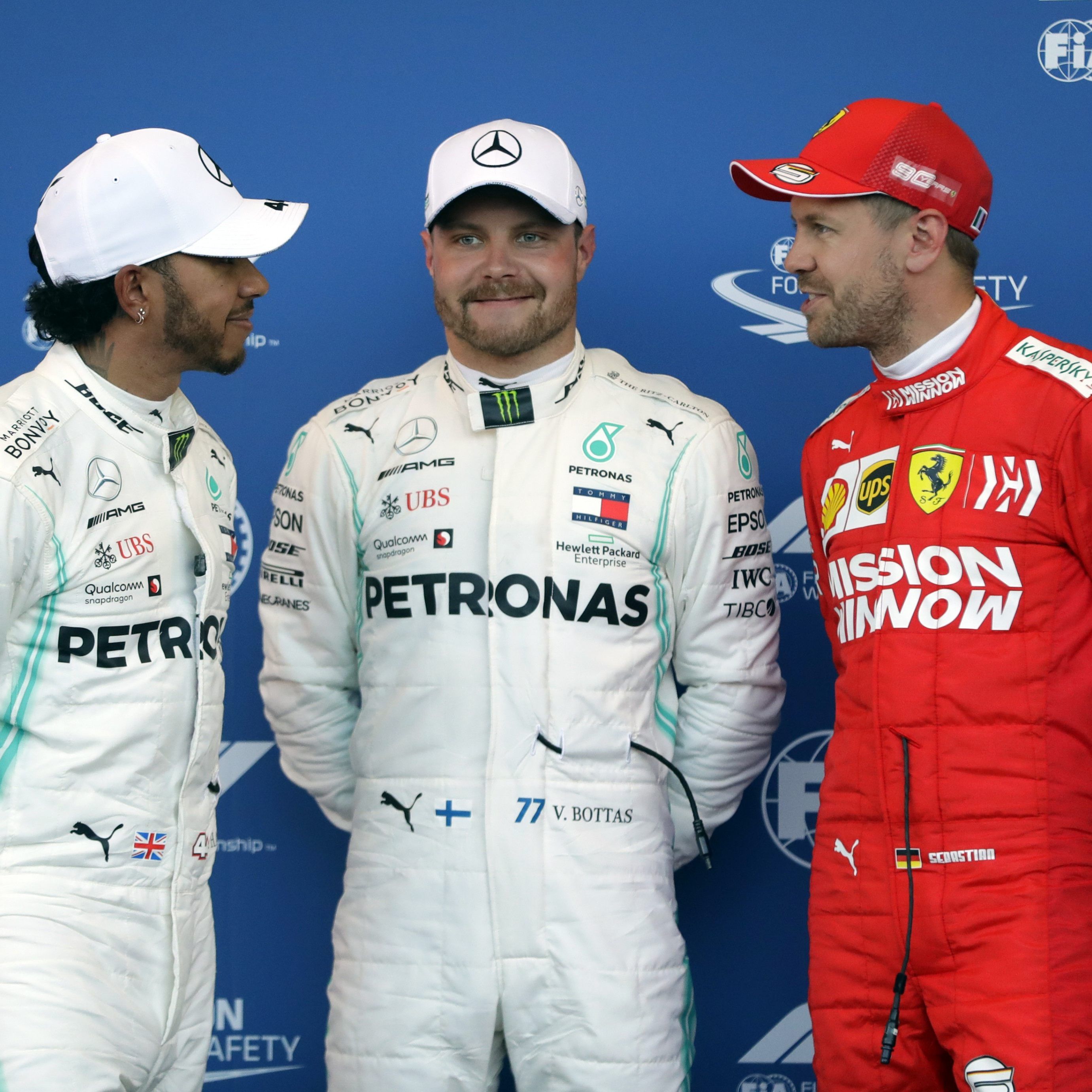 Mercedes-Finne überraschte mit Bestzeit im unfallreichen Qualifying vor Hamilton und Vettel
