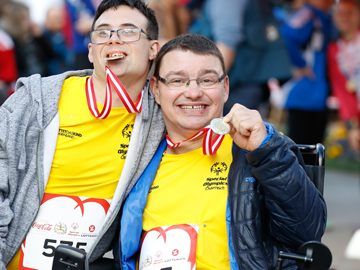 800 Läufer waren beim Coca Cola Inclusion Run dabei. 800 Läufer waren beim Coca Cola Inclusion Run dabei.