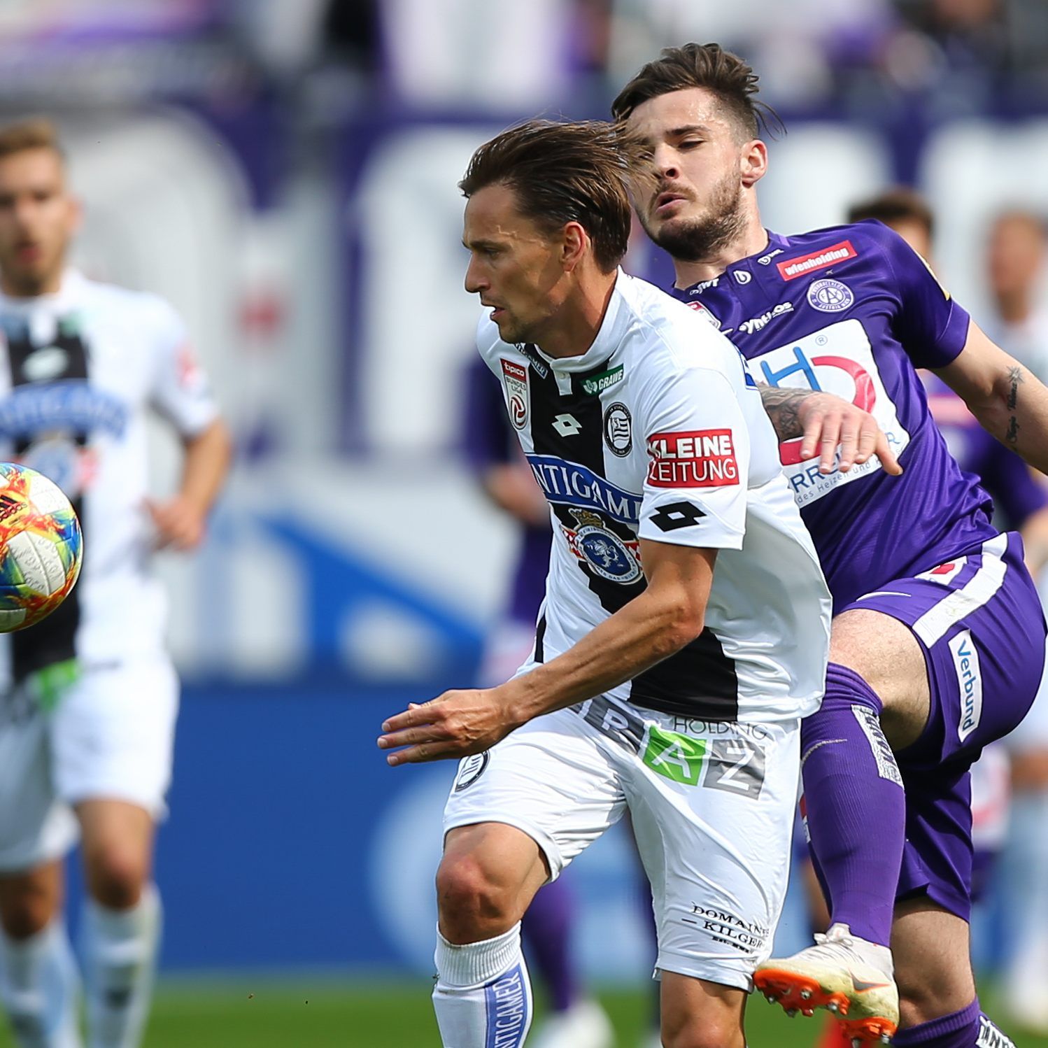 Sturm Graz siegte im Spiel gegen Austria Wien.
