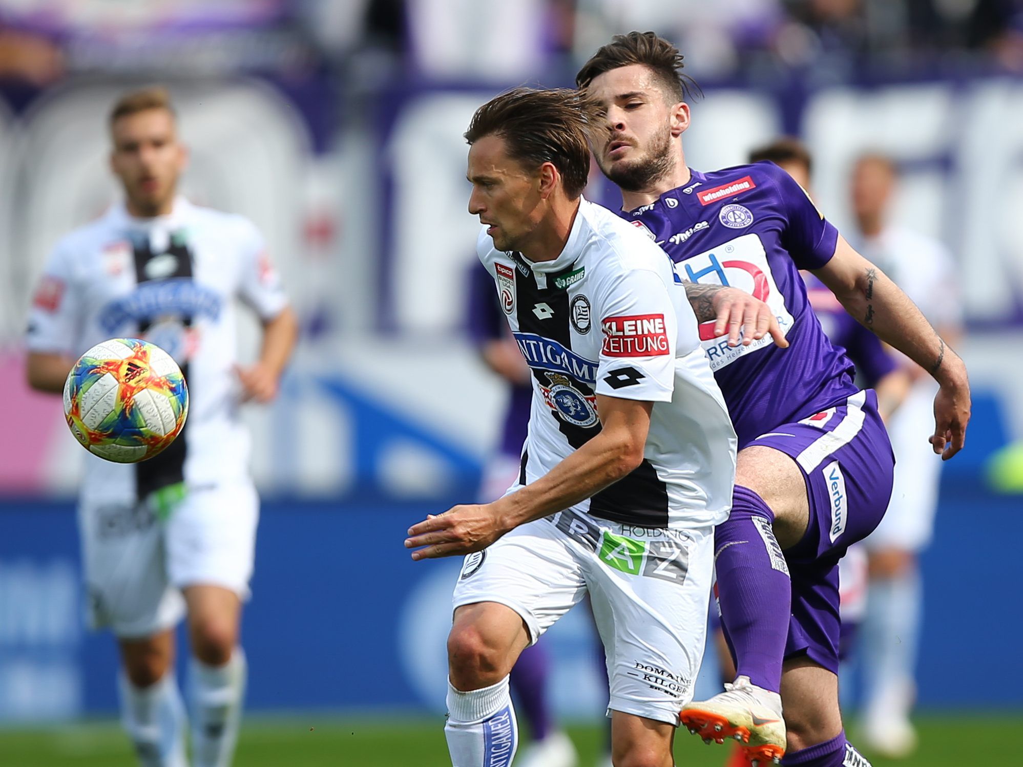 Sturm Graz siegte im Spiel gegen Austria Wien.