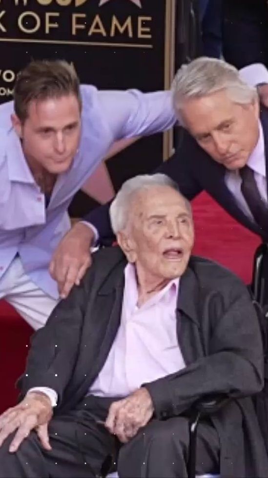 Familie Douglas beim Walk Of Fame