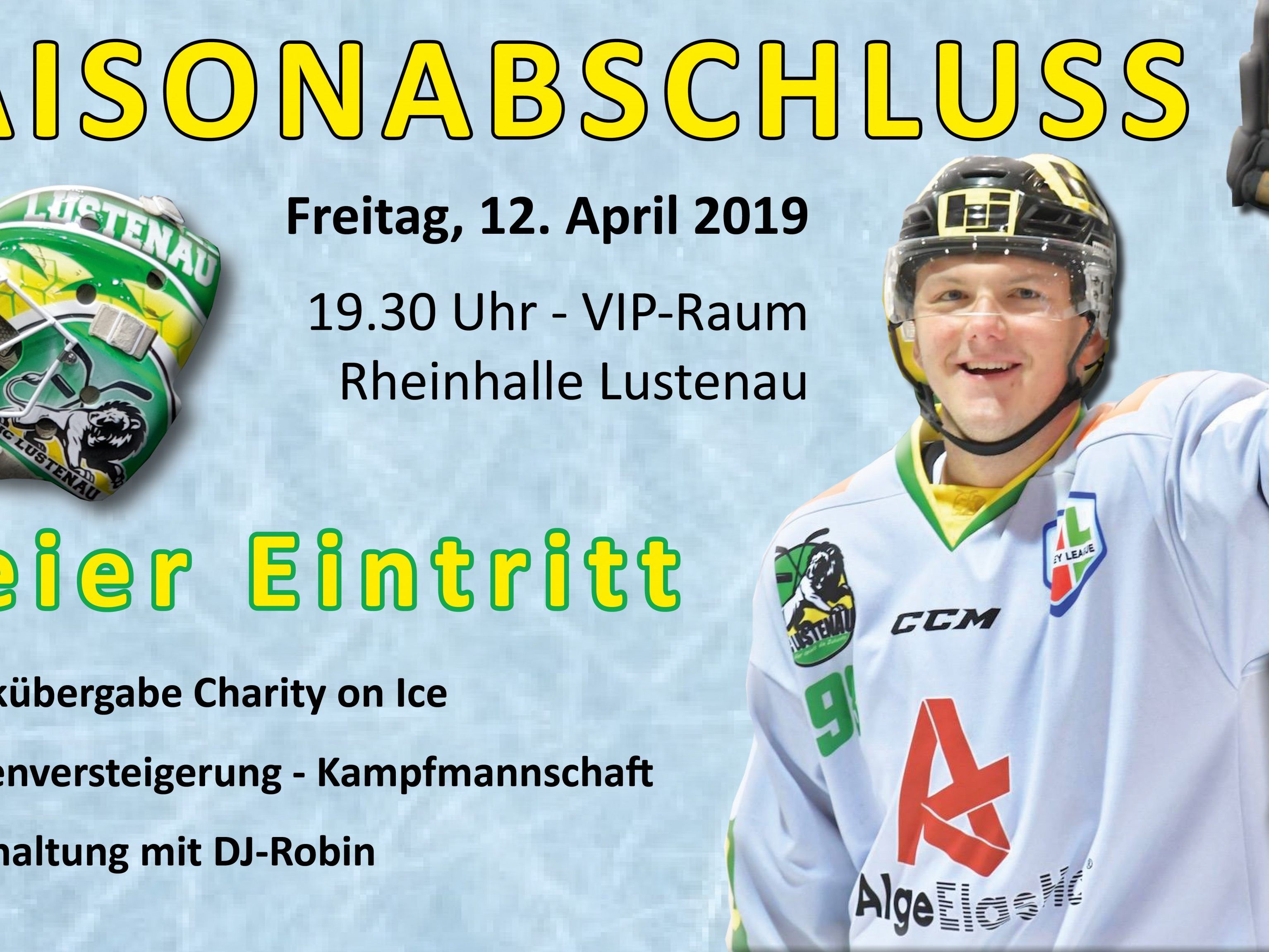 Saisonabschluss für den EHC Alge Elastic Lustenau nach einer sehr erfolgreichen Saison Saisonabschluss für den EHC Alge Elastic Lustenau nach einer sehr erfolgreichen Saison
