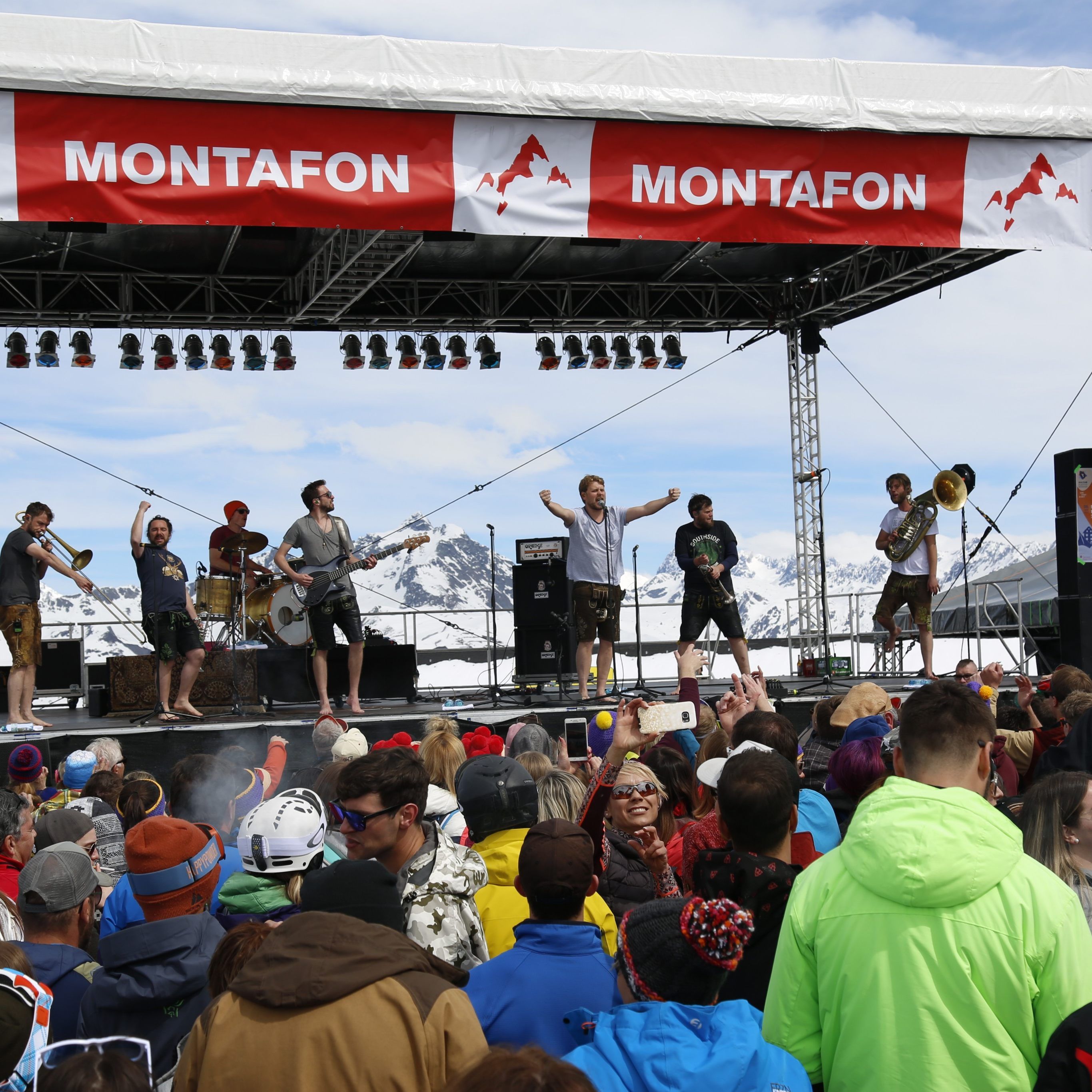 LaBrassBanda sorgte für Stimmung.