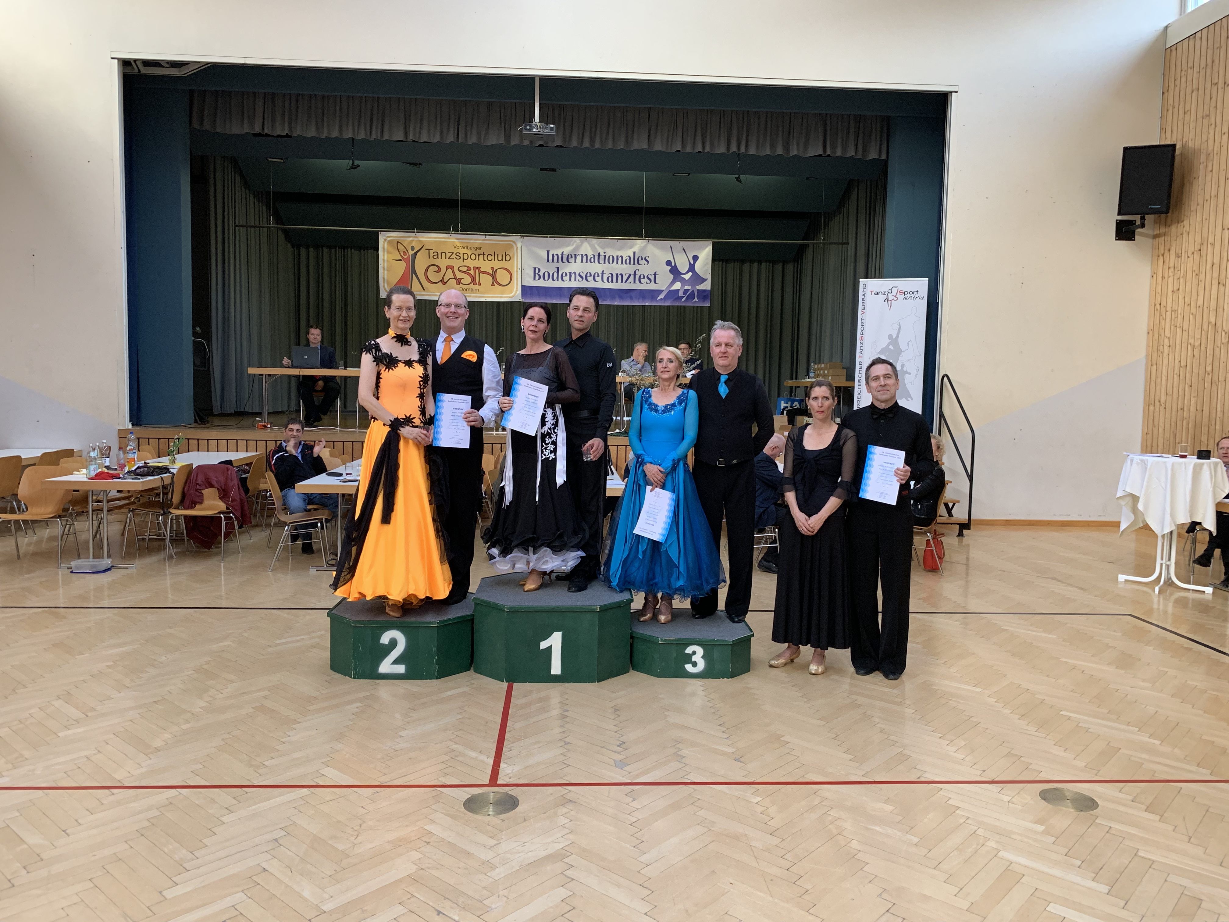 Platz 1 für unsere „rising stars“ Joe Thurner und Melanie Kreiser, Platz 2 für unsere Routiniers Hanno Froese und Petra Findeisen. Platz 1 für unsere „rising stars“ Joe Thurner und Melanie Kreiser, Platz 2 für unsere Routiniers Hanno Froese und Petra Findeisen.