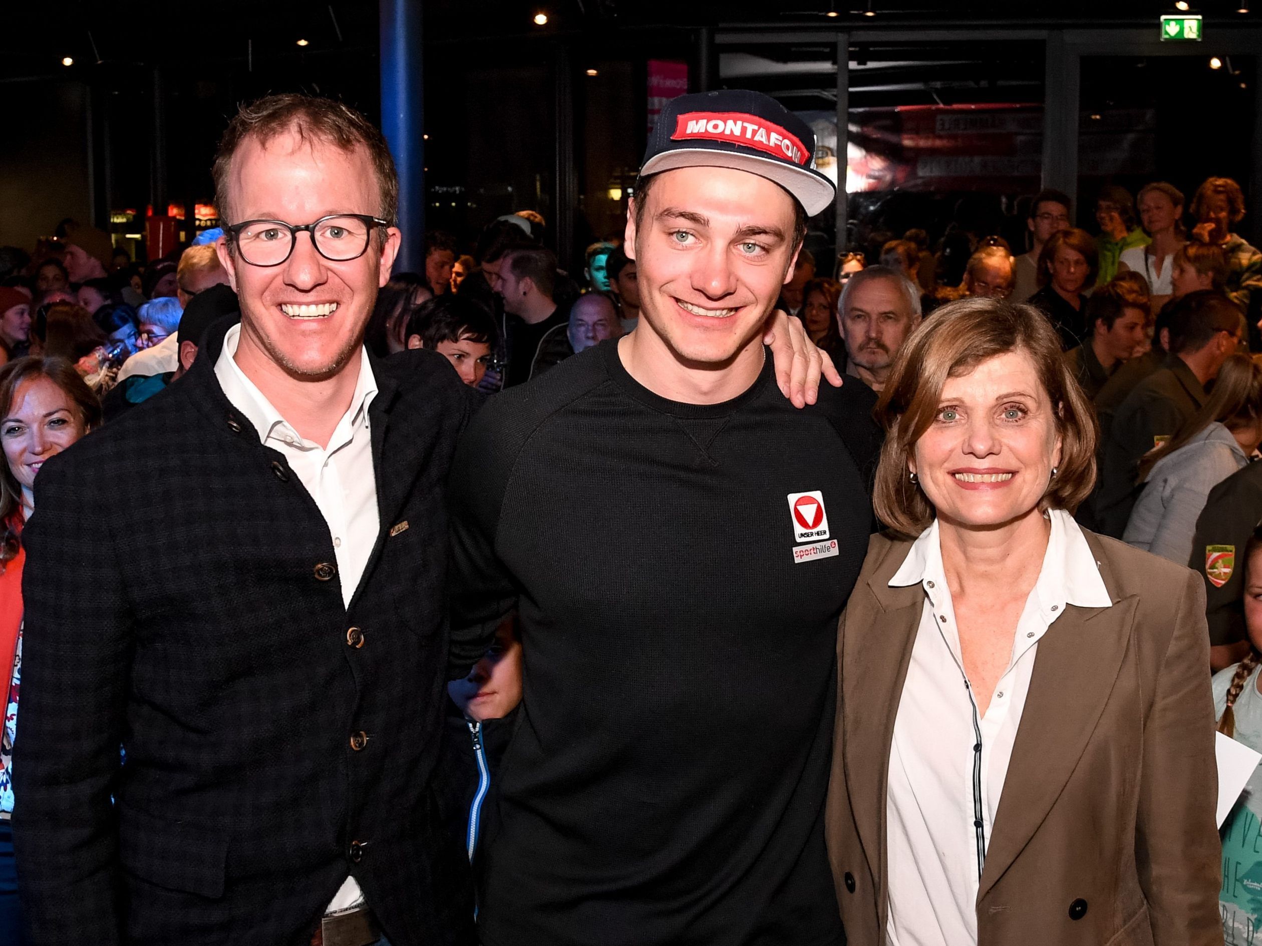 Landesrat Christian Gantner, Alessandro Hämmerle und Landesrätin Barbara Schöbi-Fink. Landesrat Christian Gantner, Alessandro Hämmerle und Landesrätin Barbara Schöbi-Fink.