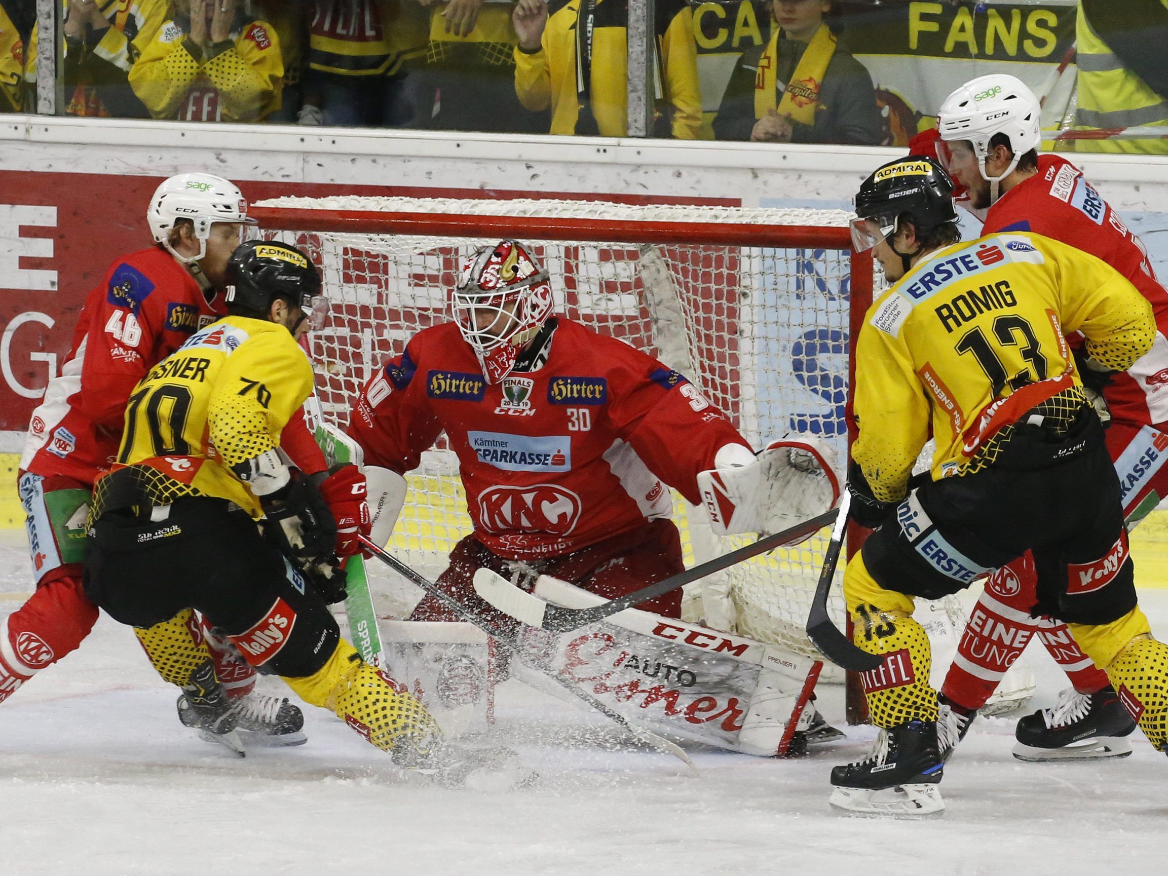 Der KAC konnte gegen die Capitals im EBEL-Finale ausgleichen.