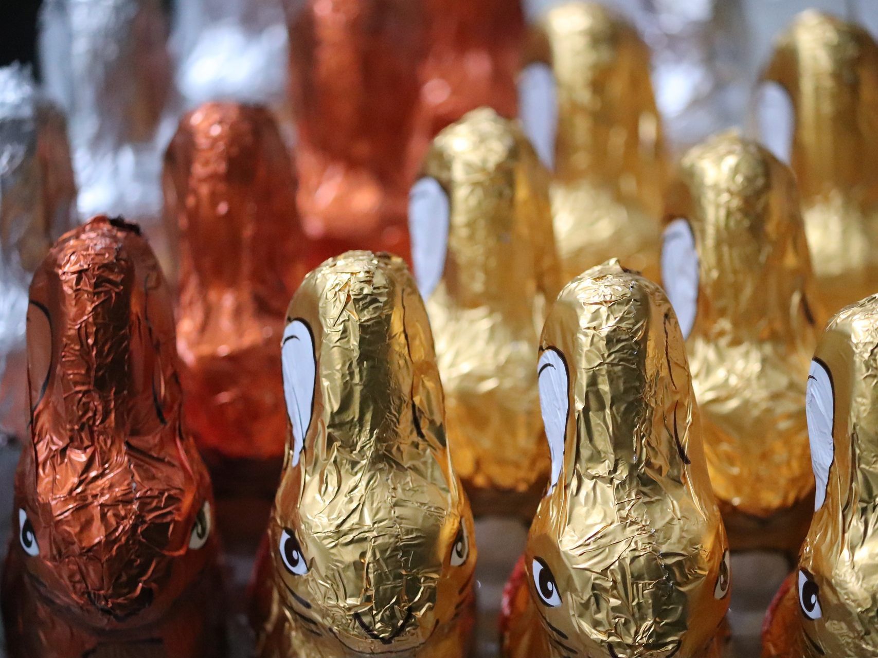 Die in Stanniolpapier gewickelten Hasen sind mittlerweile in der Minderheit.