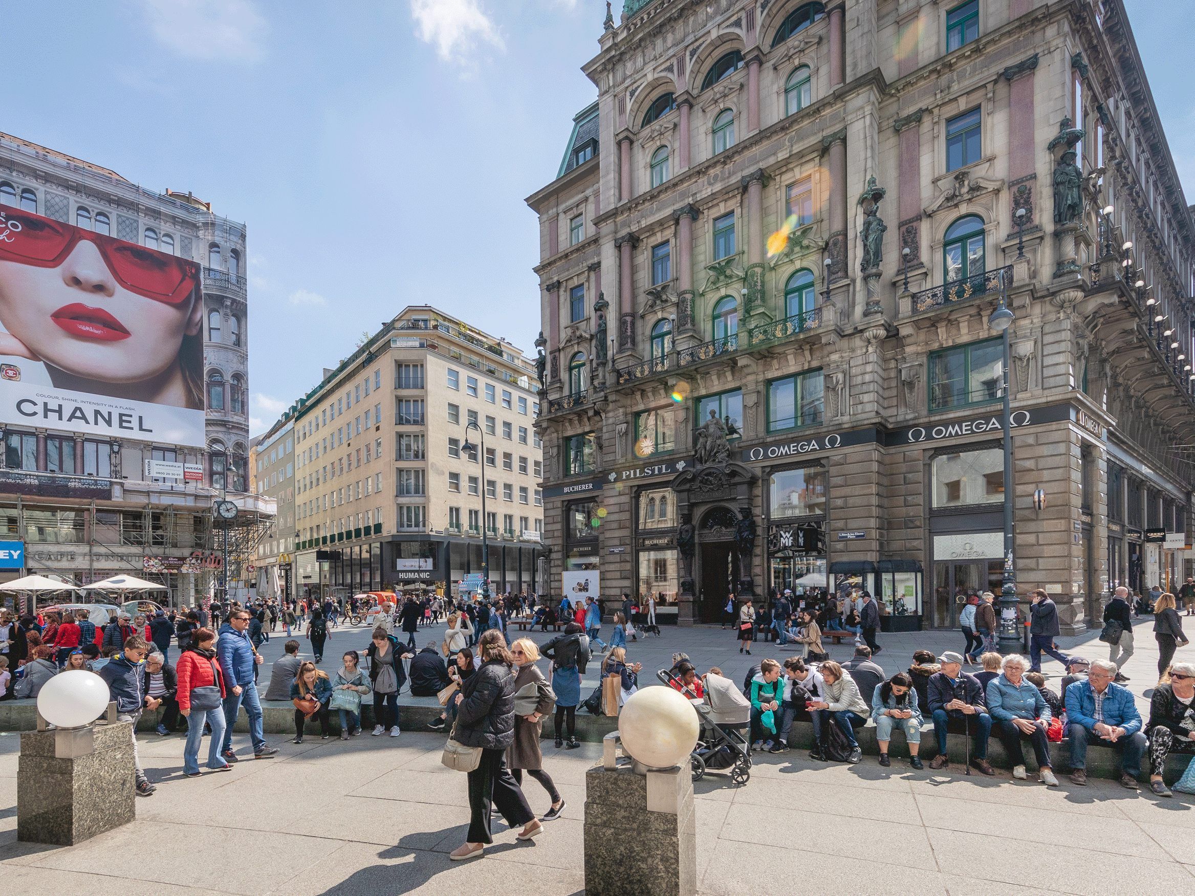 In der Wiener Innenstadt sind die Geschäftsmieten am höchsten