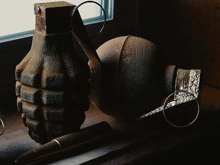 Das Kriegsrelikt wurde in einem Kasten entdeckt. Das Kriegsrelikt wurde in einem Kasten entdeckt.