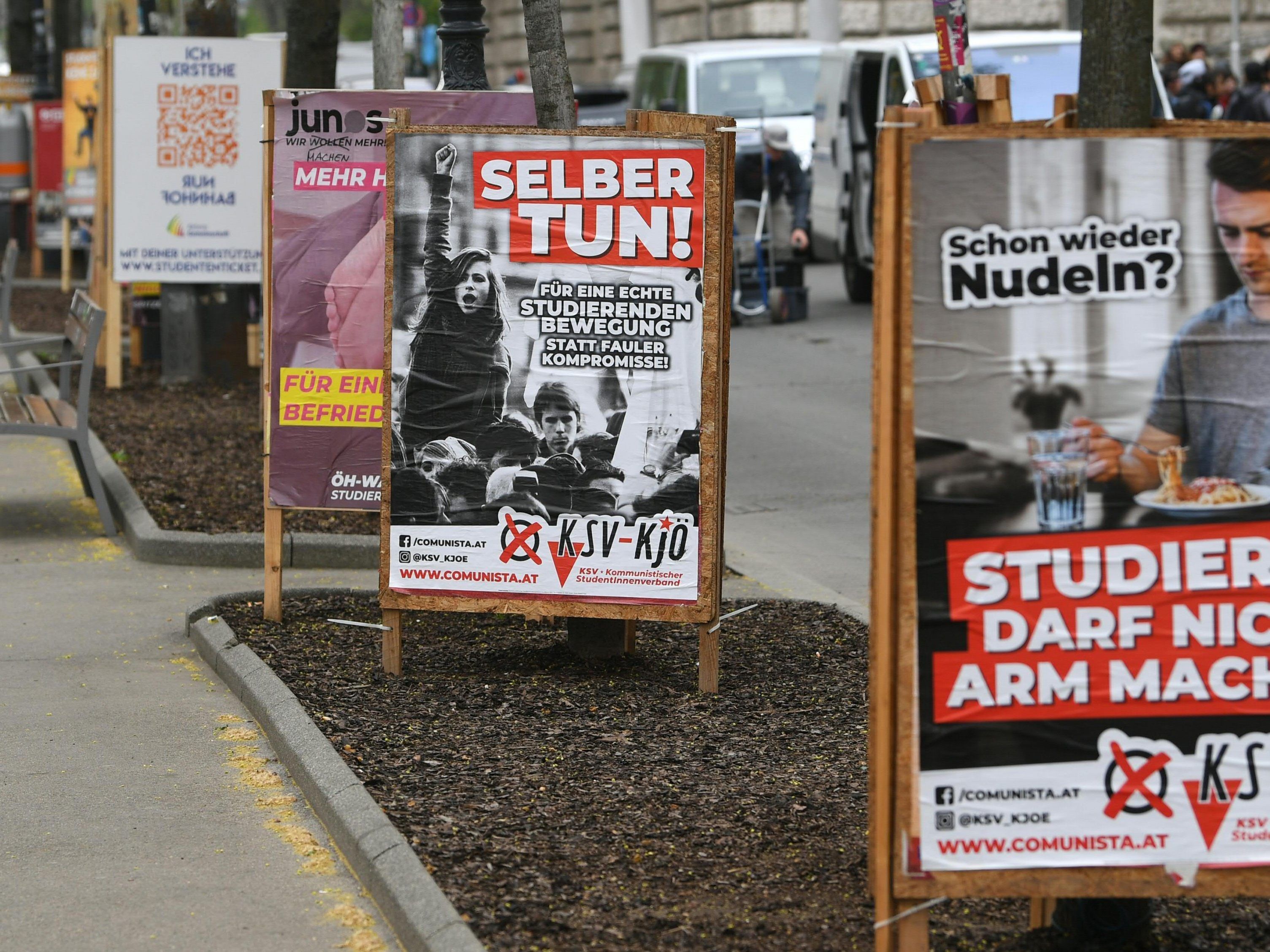 Die Listen für die kommenden ÖH-Wahlen stehen fest.