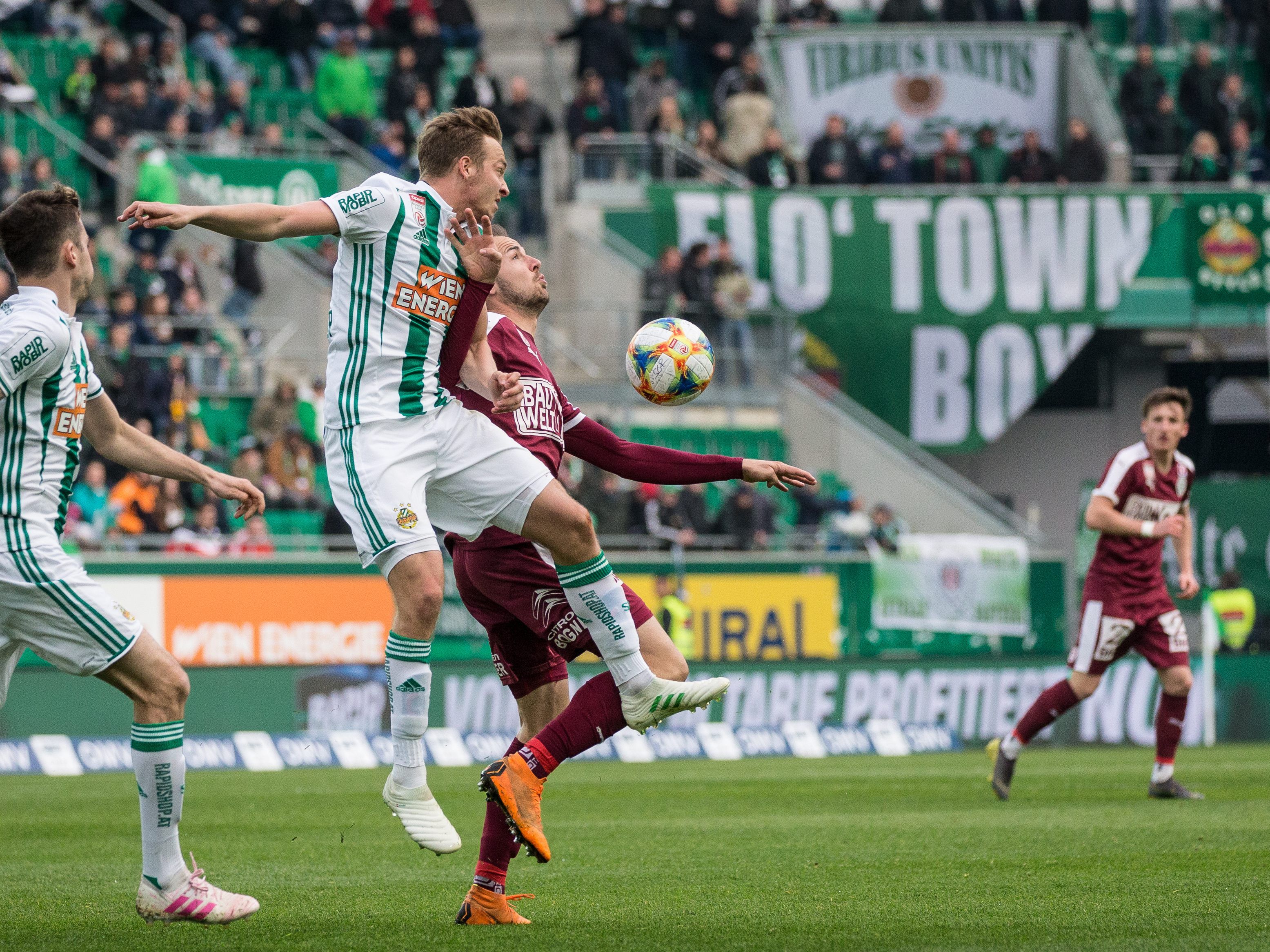 Rapid Wien besiegte Mattersburg mit 2:1.