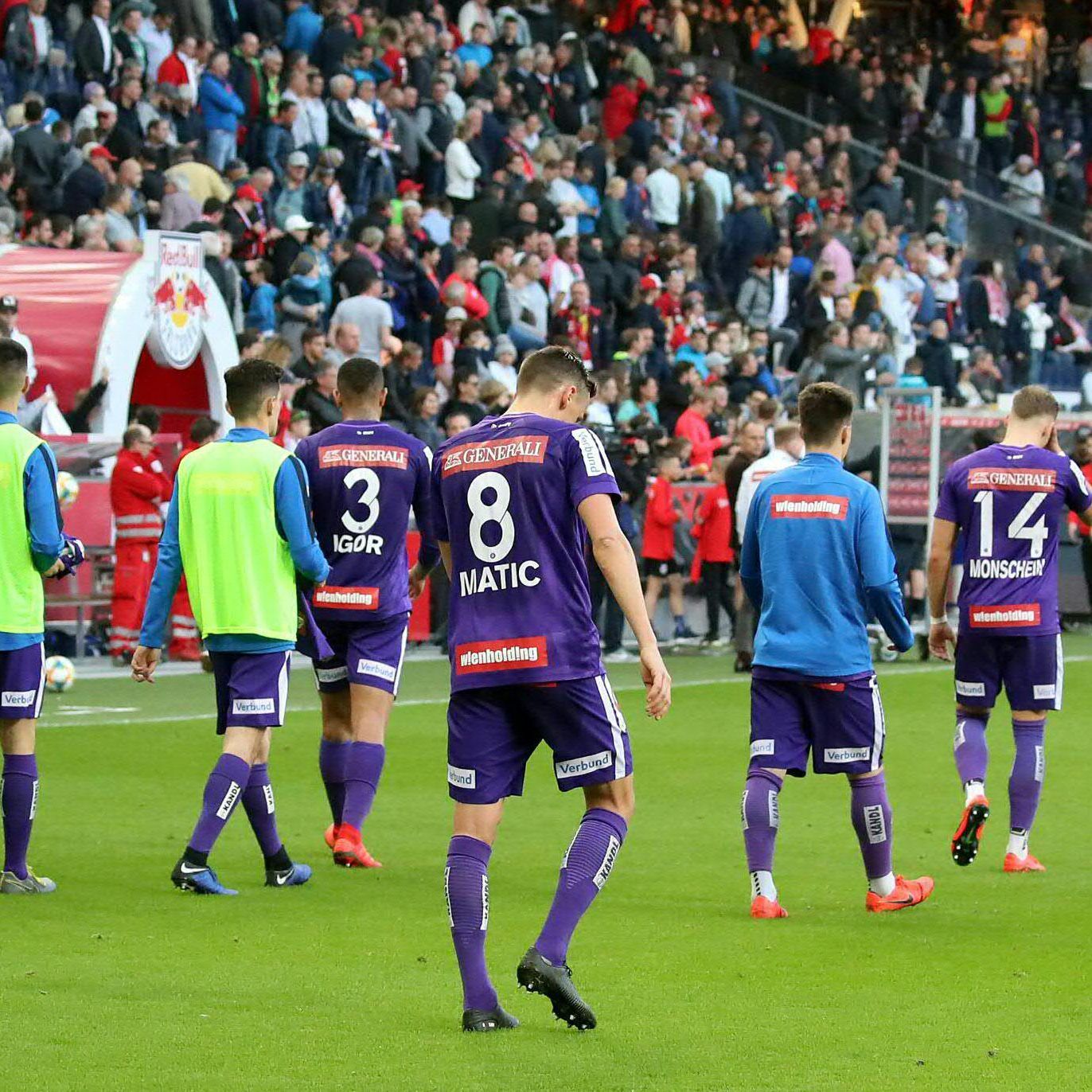 Austria Wien musste gestern in Salzburg eine 5:1-Schlappe hinnehmen.