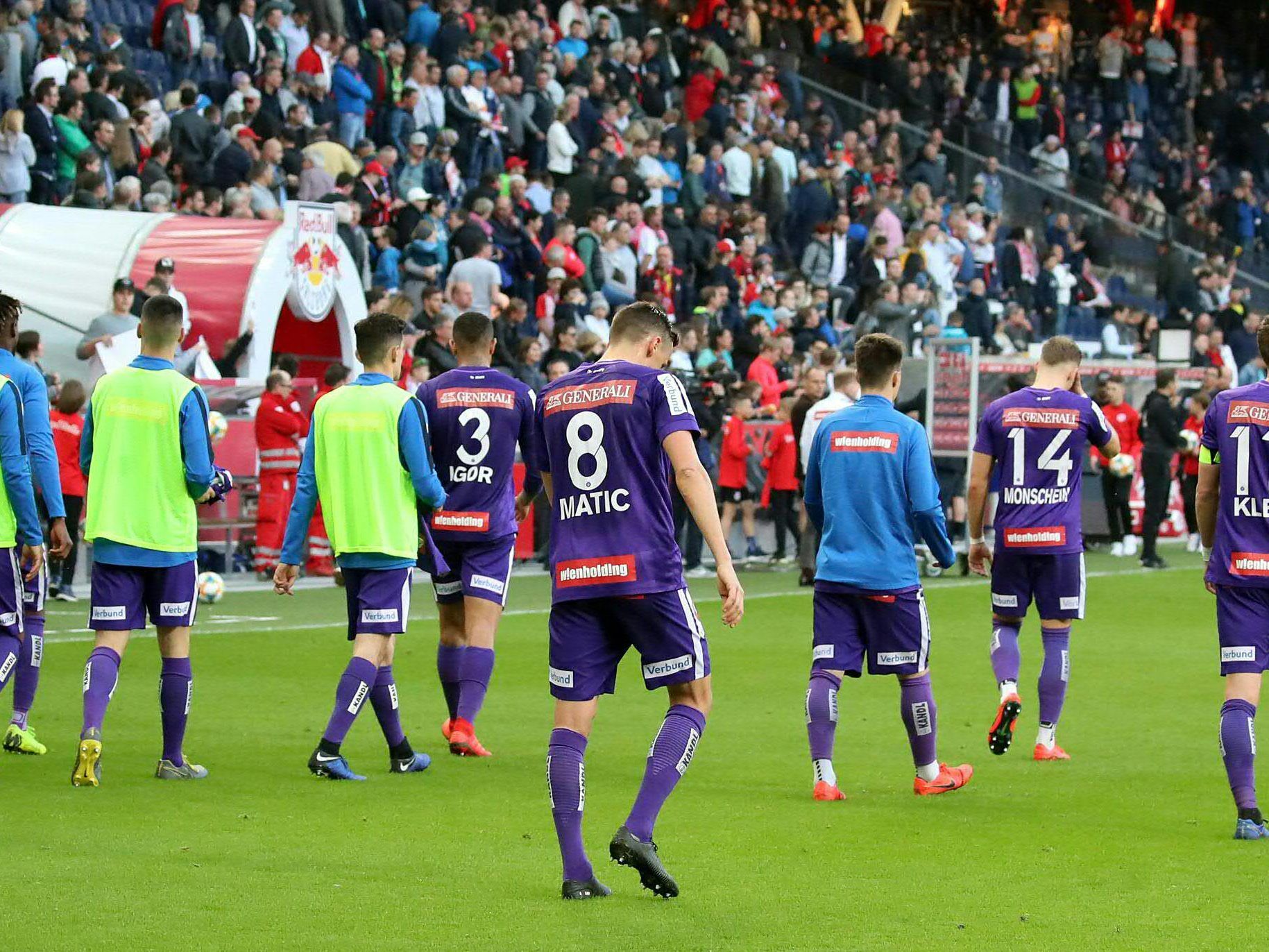 Austria Wien musste gestern in Salzburg eine 5:1-Schlappe hinnehmen.