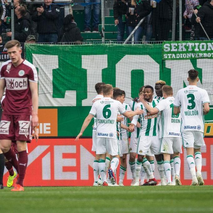 Die Hütteldorfer setzten sich am Samstag vor eigenem Publikum durch.