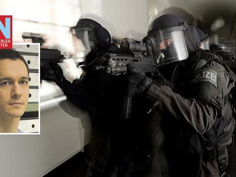 Auch das Einsatzkommando Cobra beteiligte sich an der Razzia gegen Rechtsradikale.