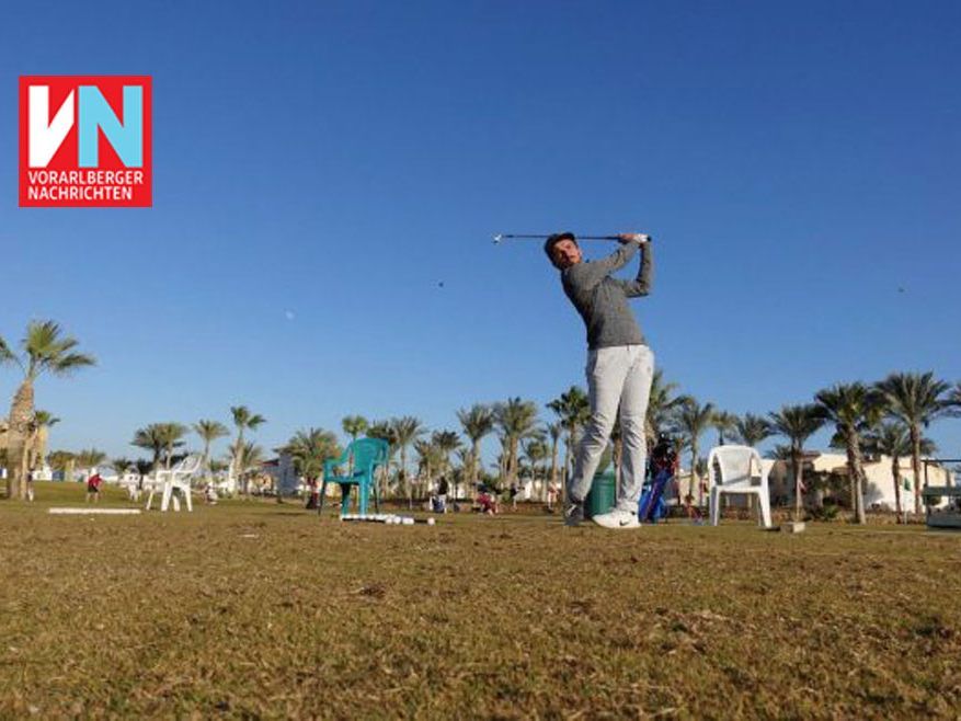 Golfer Michael Vonbank versucht in diesem Jahr bei den Profis durchzustarten.