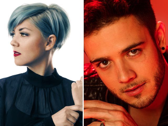 Paenda (Mitte) hat im zweiten ESC-Halbfinale 17 starke Konkurrenten.