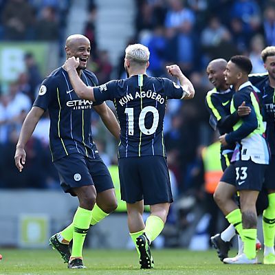 Die Citizens feiern den Meistertitel