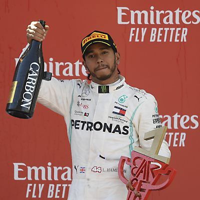 Champagner zählt nicht, sonst wäre Hamilton quasi permanent gedopt